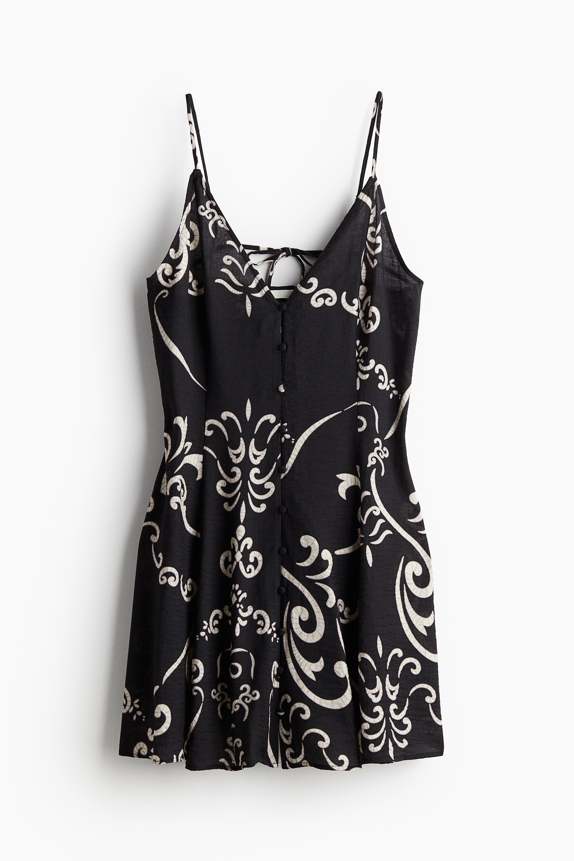 Robe Fille H&M à Bretelles Et Paillettes - Imprimé Floral à Plusieurs Niveaux - Taille 8-9 Ans