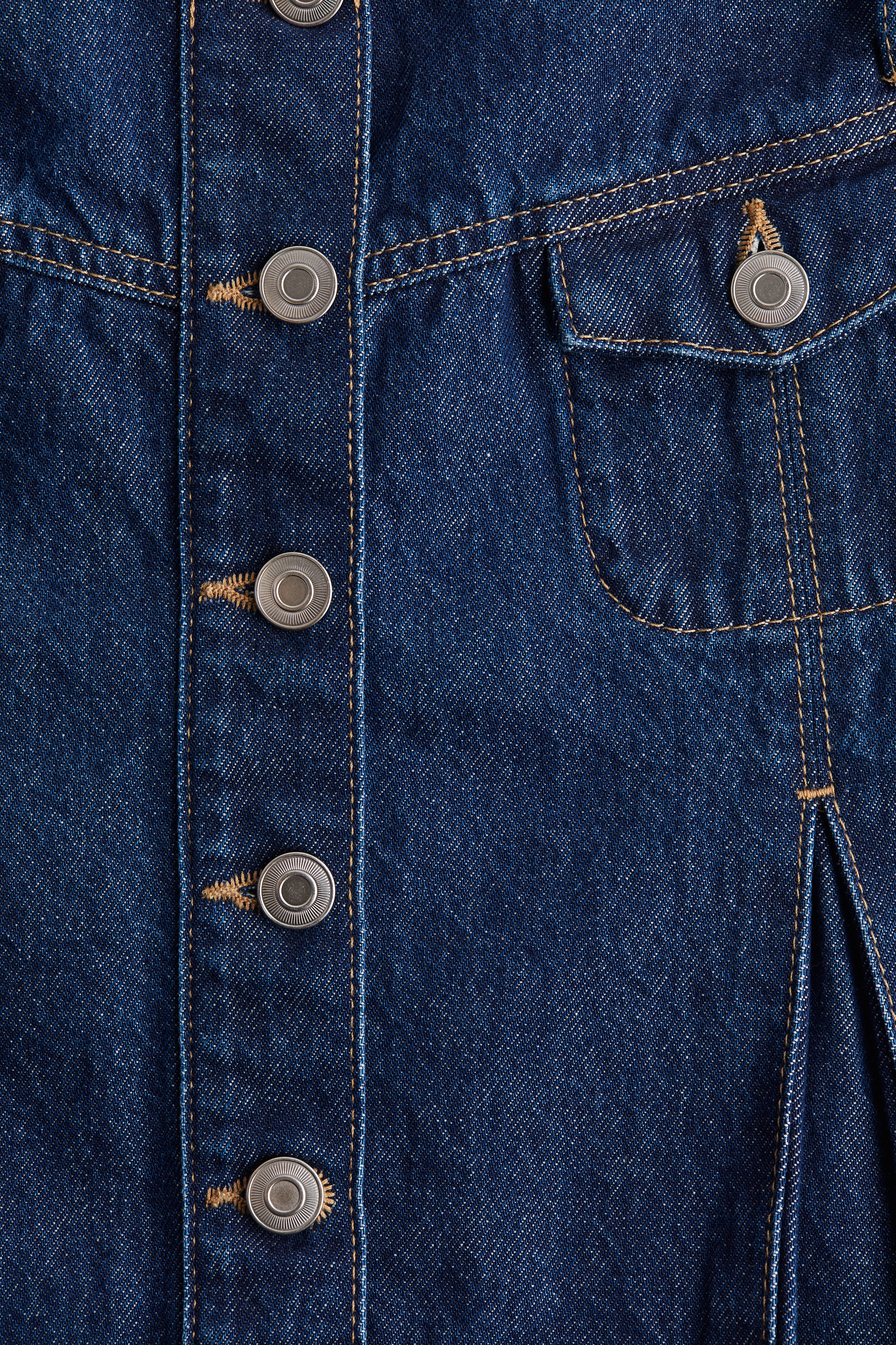 Denim mini skirt