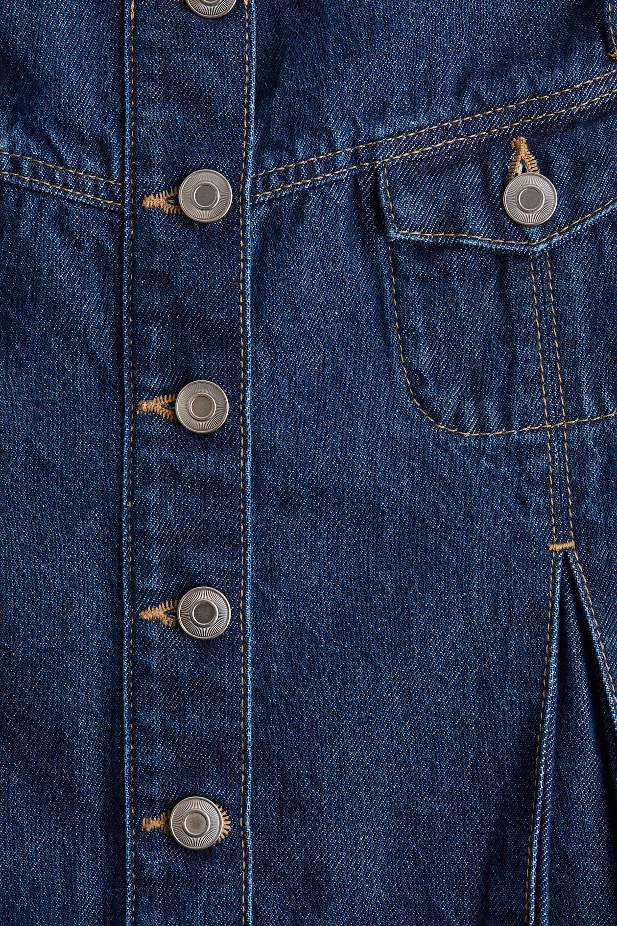 Denim Mini Skirt - image 2
