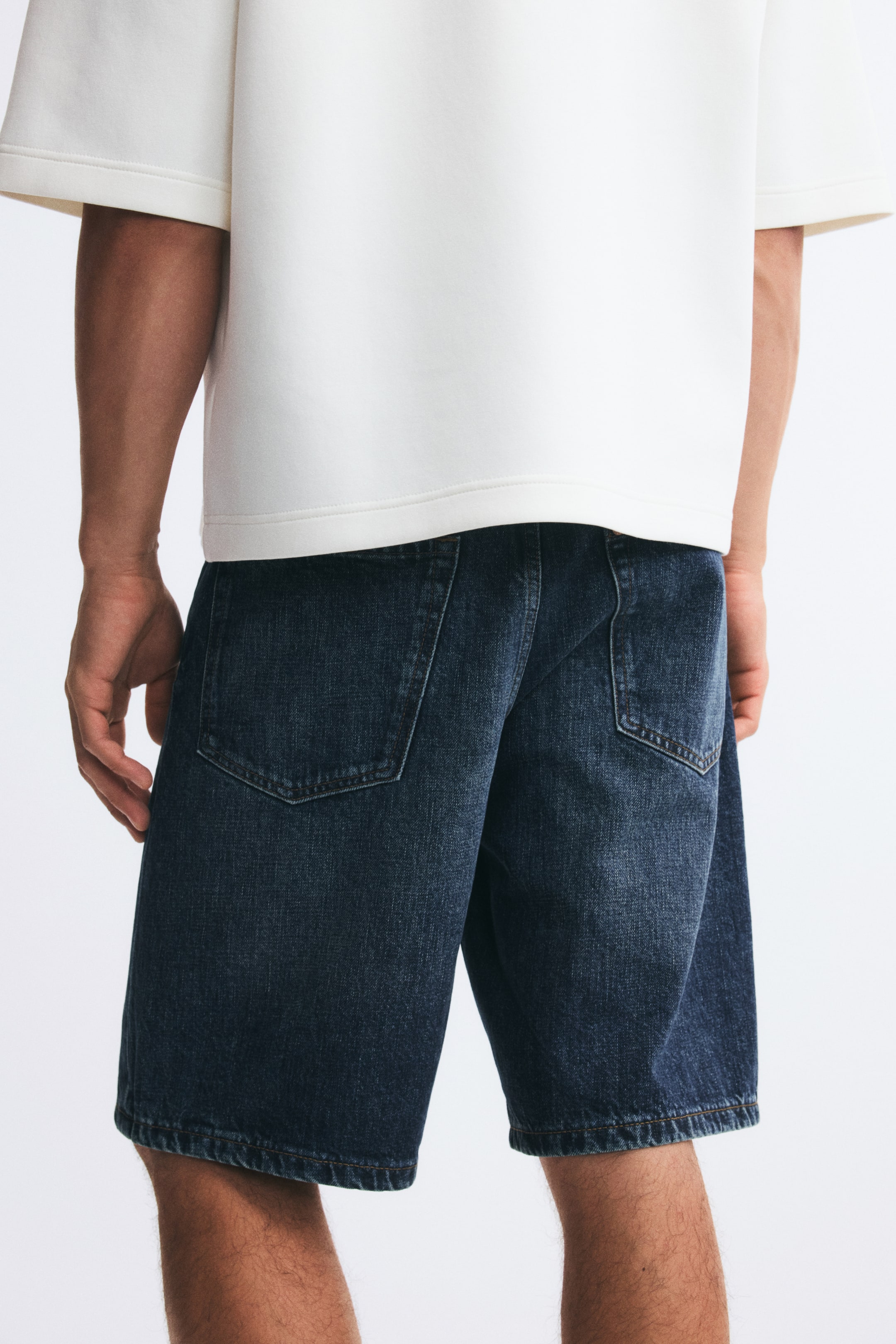 Relaxed Denim Shorts
