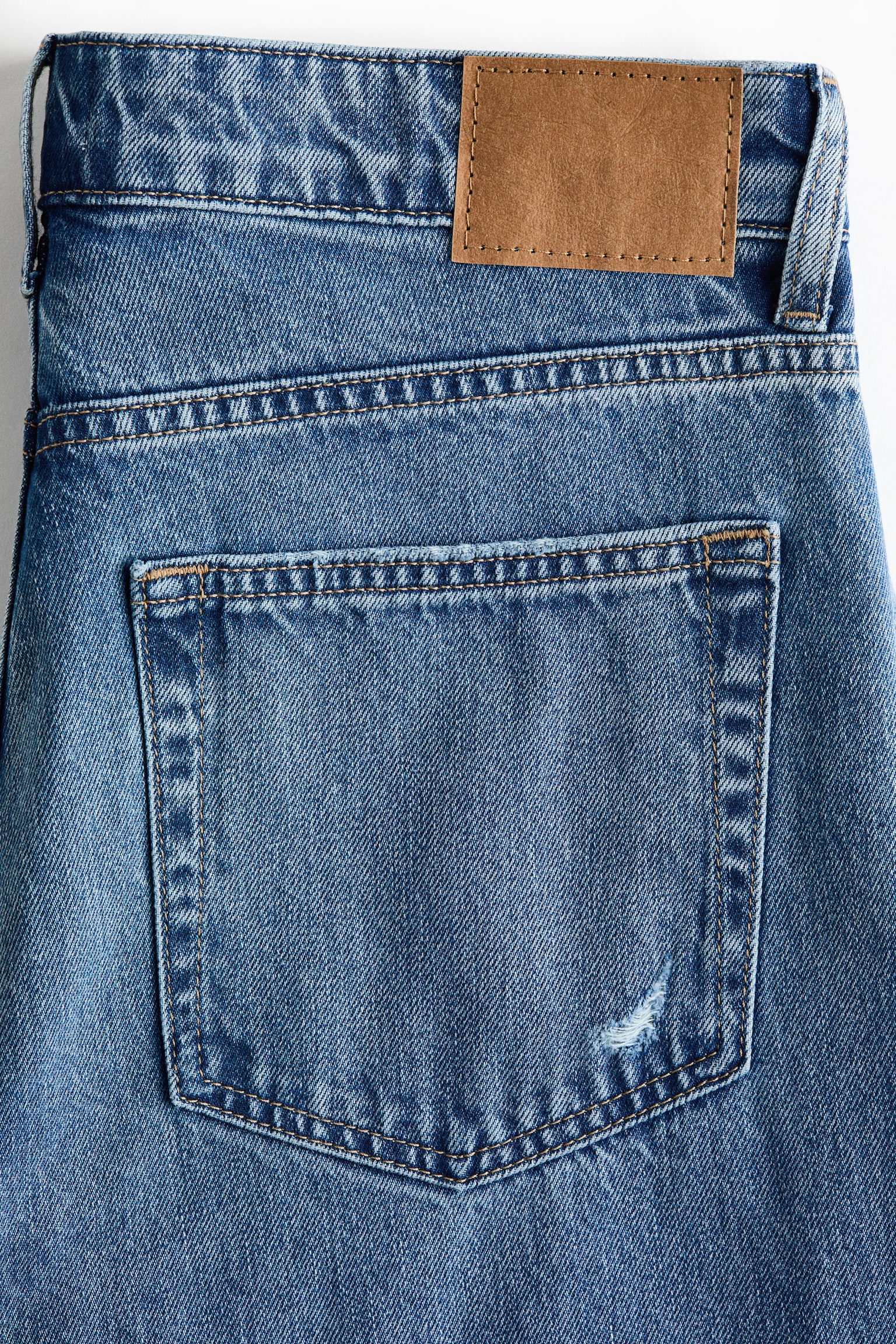 Barrel Regular Waist Ankle Jeans - Blu denim - 3