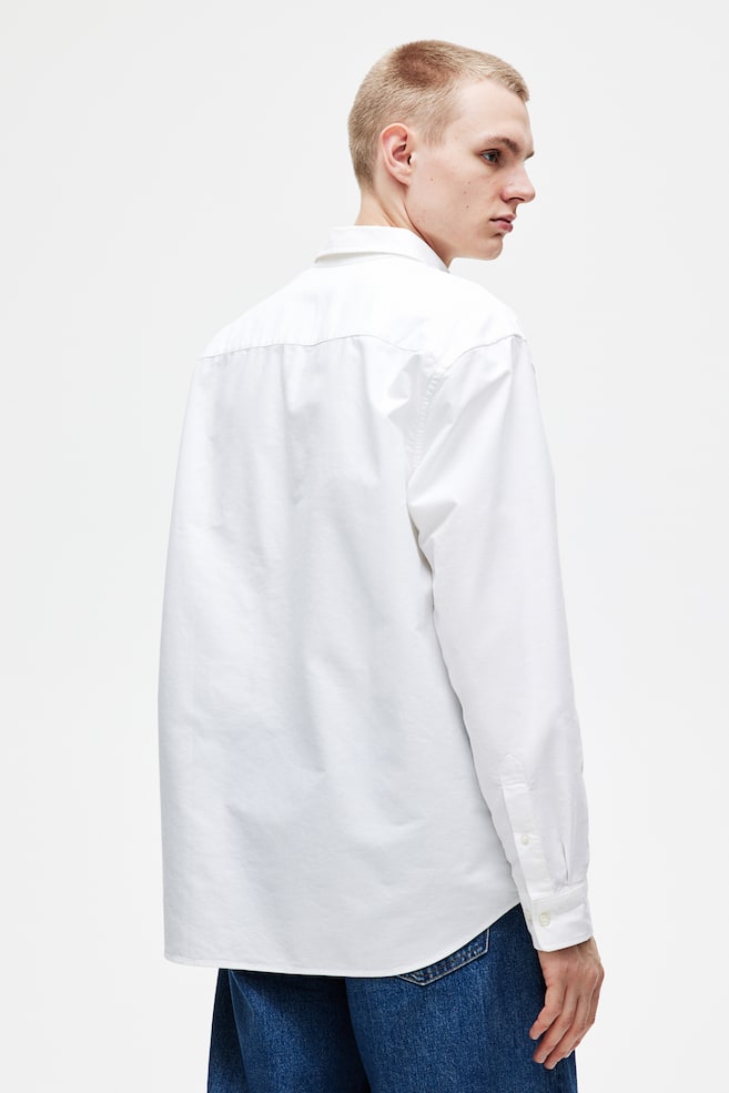 Oxfordskjorte Regular Fit - Hvid/Lyseblå/Beige/Kakigrøn/dc/dc/dc/dc/dc - 4