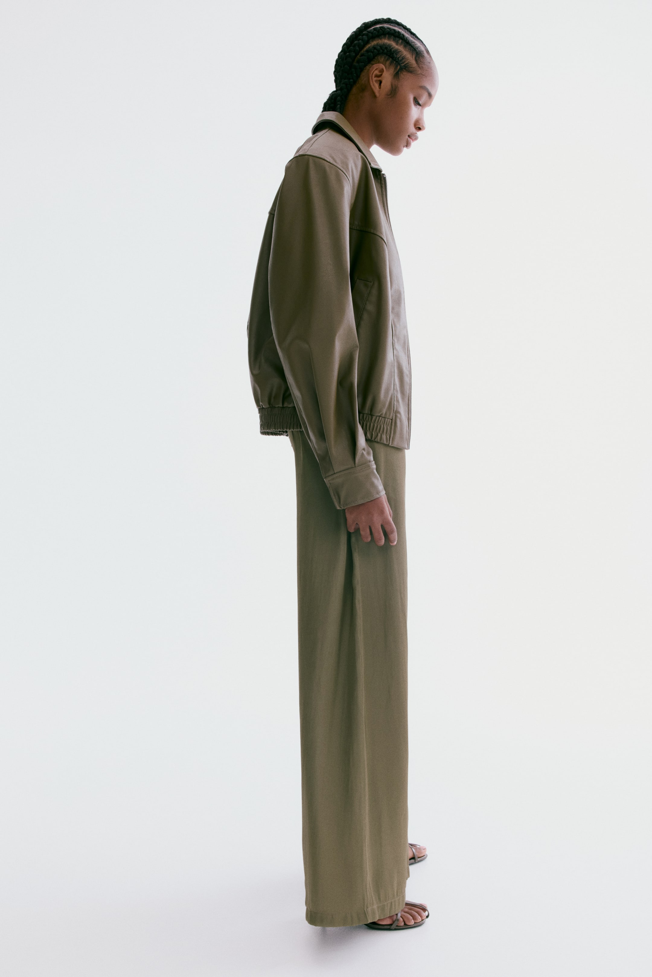 Satin Drawstring Pants