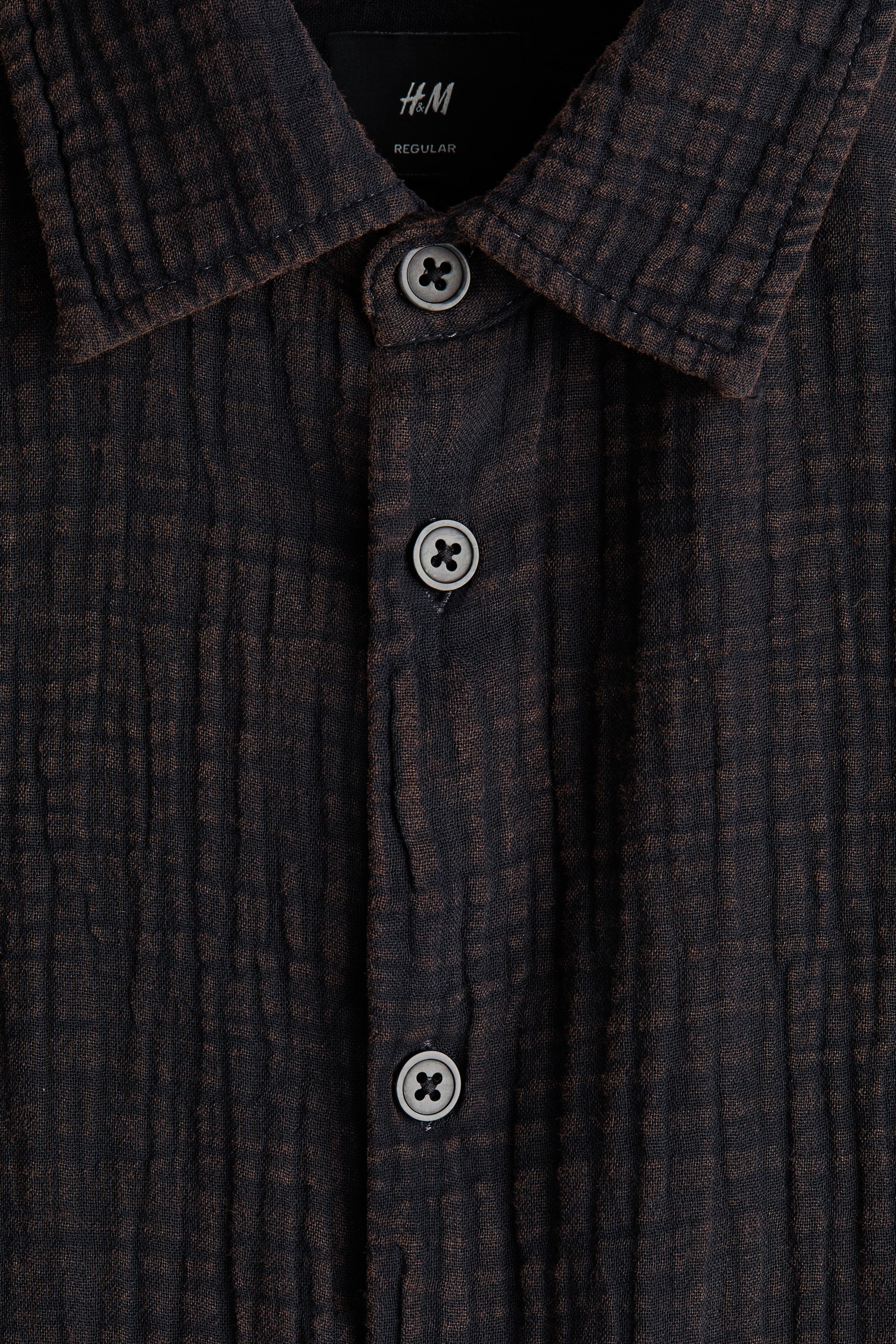 Chemise classique en mousseline de coton