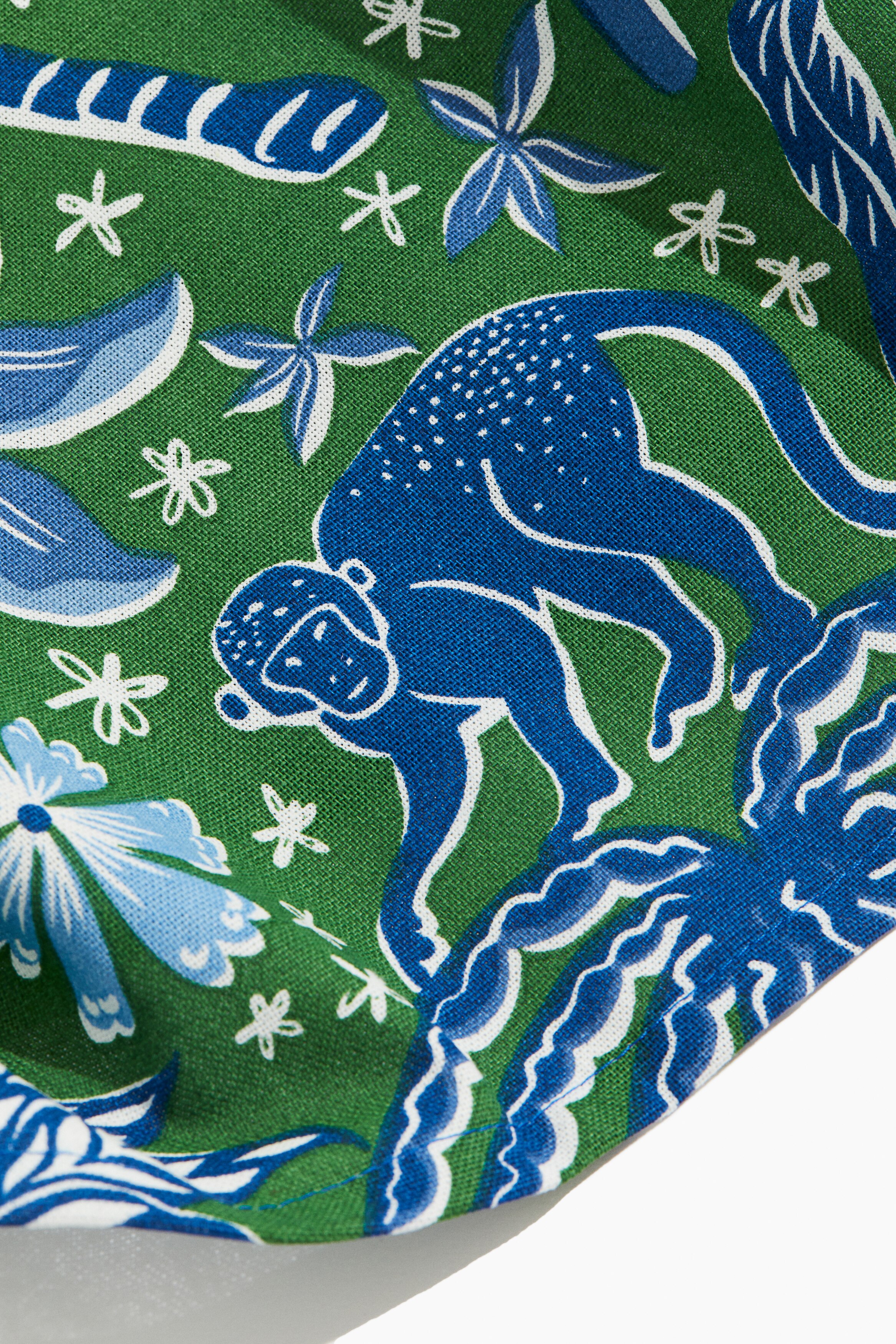 パターンテーブルクロス - ナチュラルホワイト／フローラル