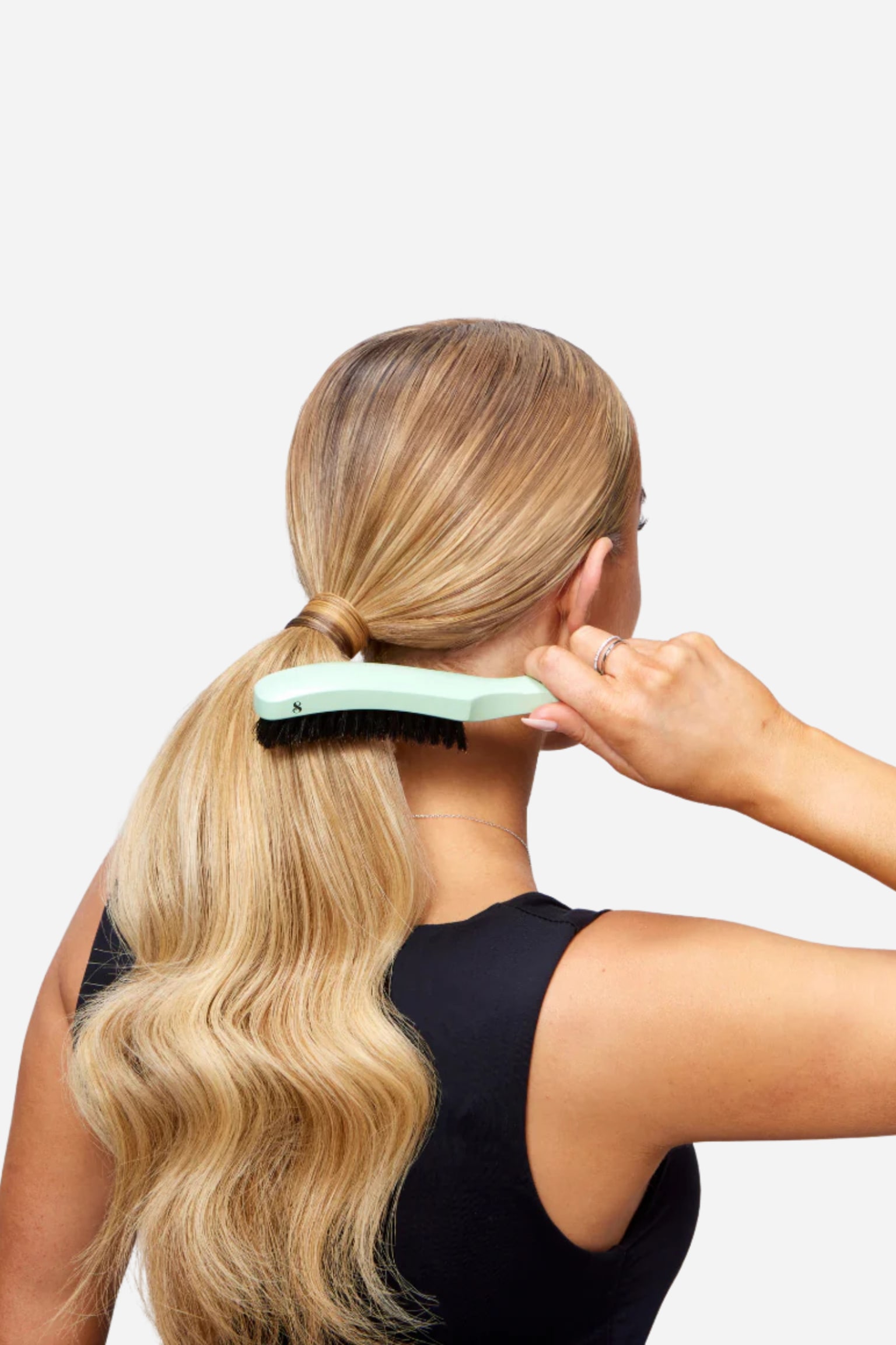 Mane Master Curved Smoothing Hair Brush - Böjd Vildsvinsborste - 3