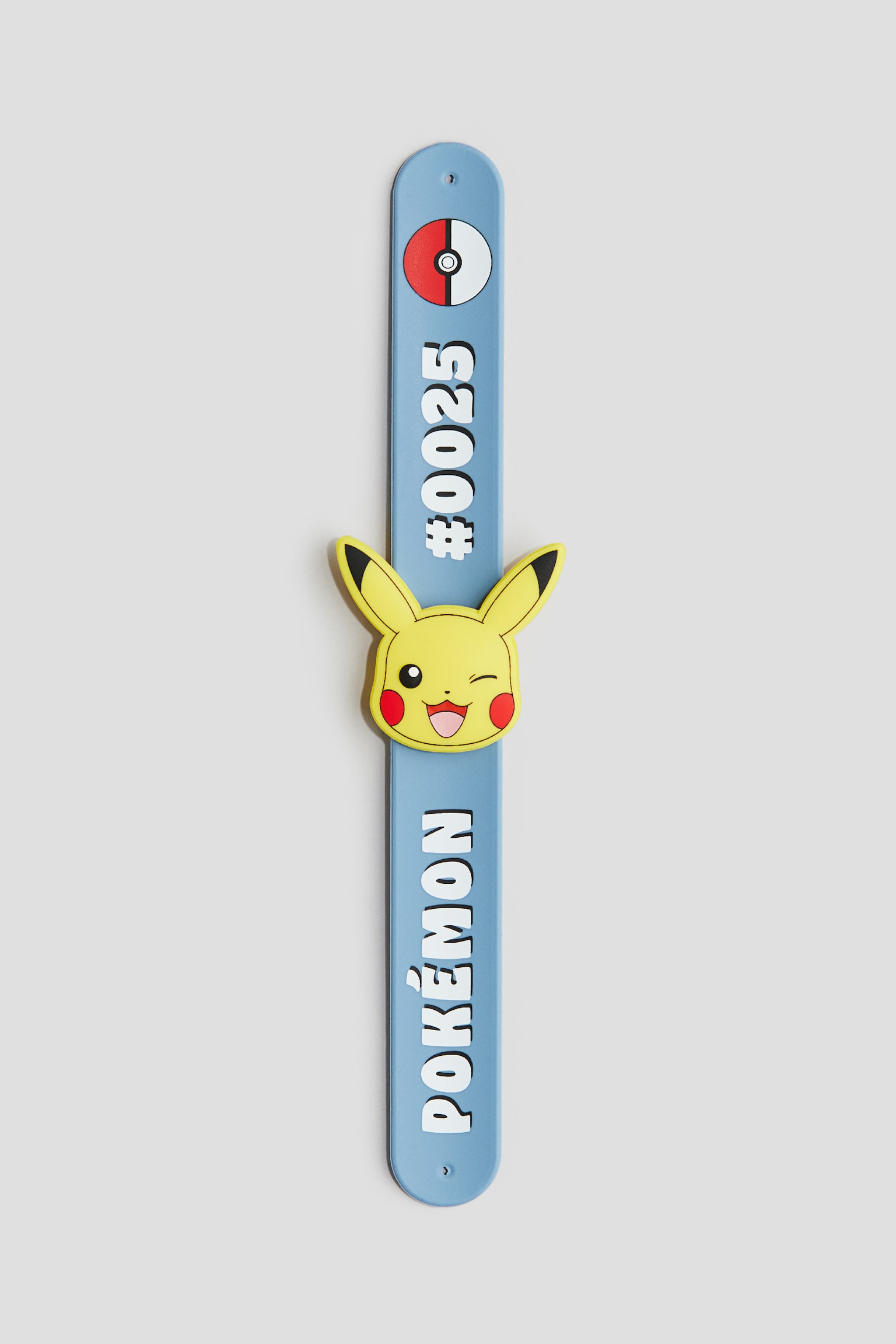 Print-motif snap-on bracelet - Blue/Pokémon - 1