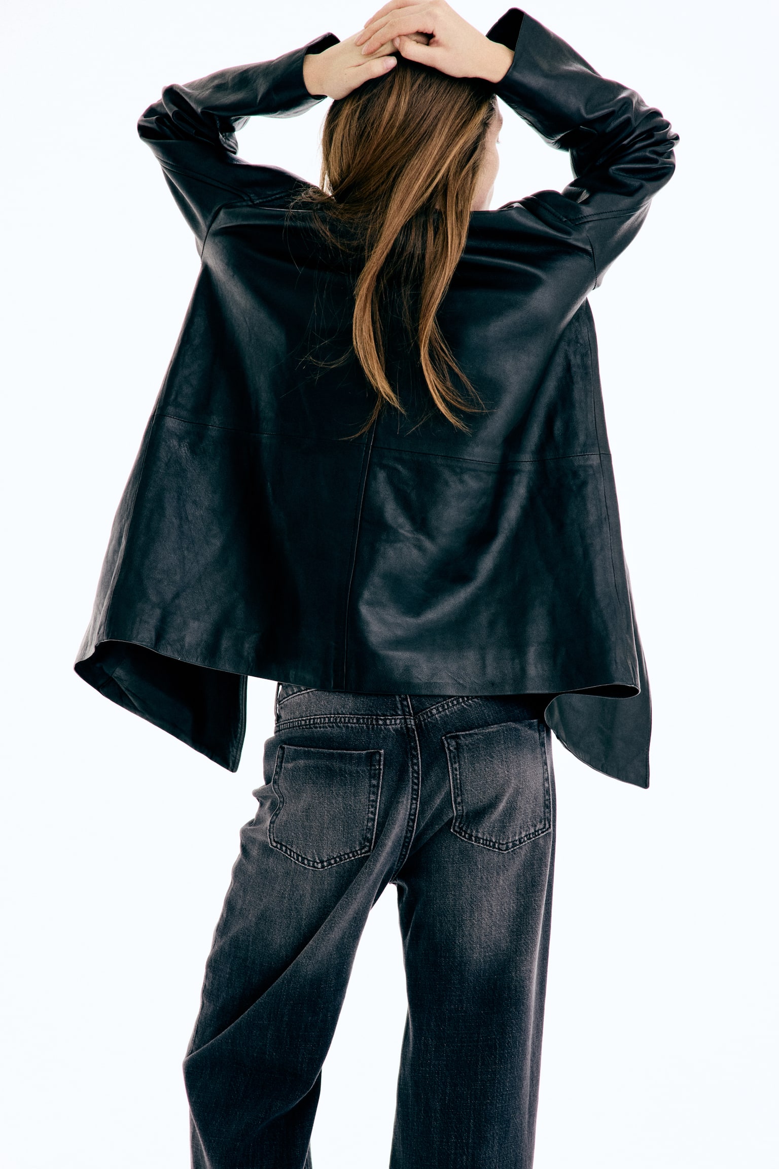 Wide High Jeans - Washed black/Dark green/Light denim blue/Denim blue/Denim blue - 3