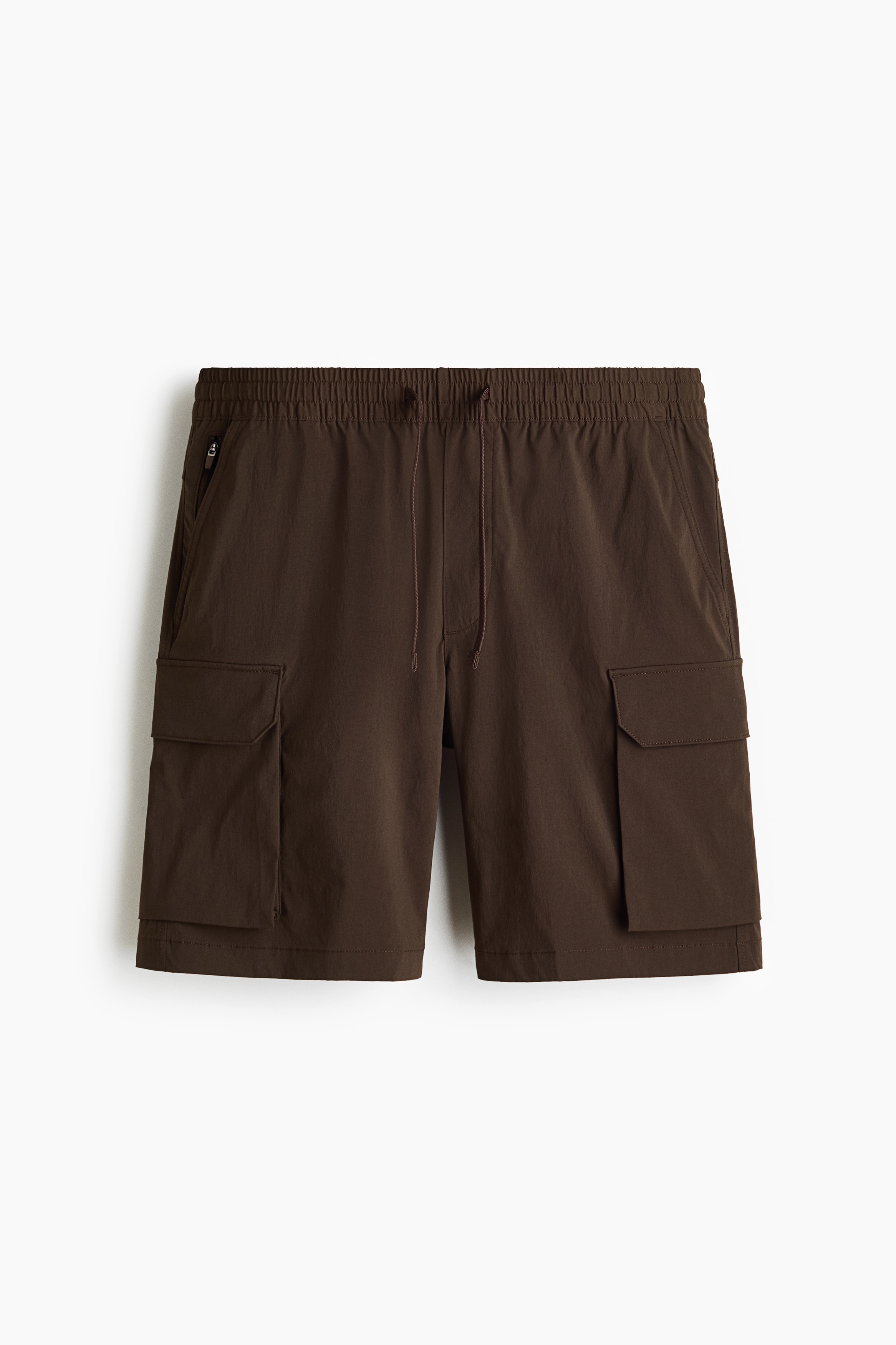 Regular-Fit Cargo Shorts - Brown/Light beige/Dark gray