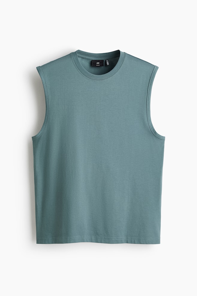 COOLMAX® Tanktop in Regular Fit - Matttürkis/Schwarz/Weiß/Grau - 1