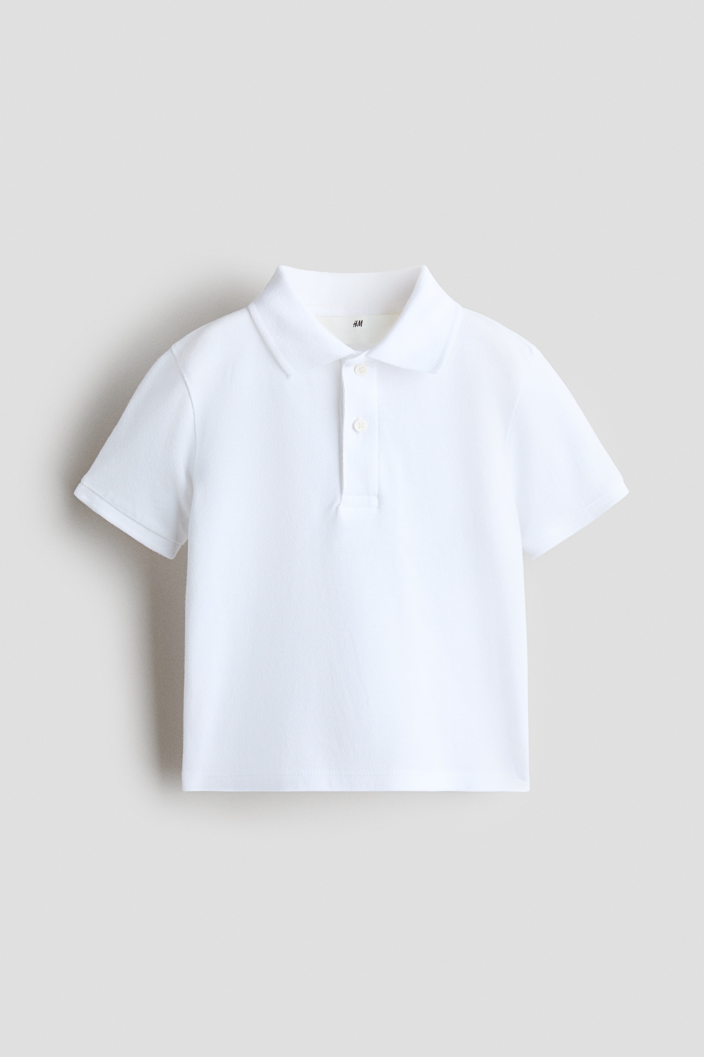 Cotton Polo Shirt - White