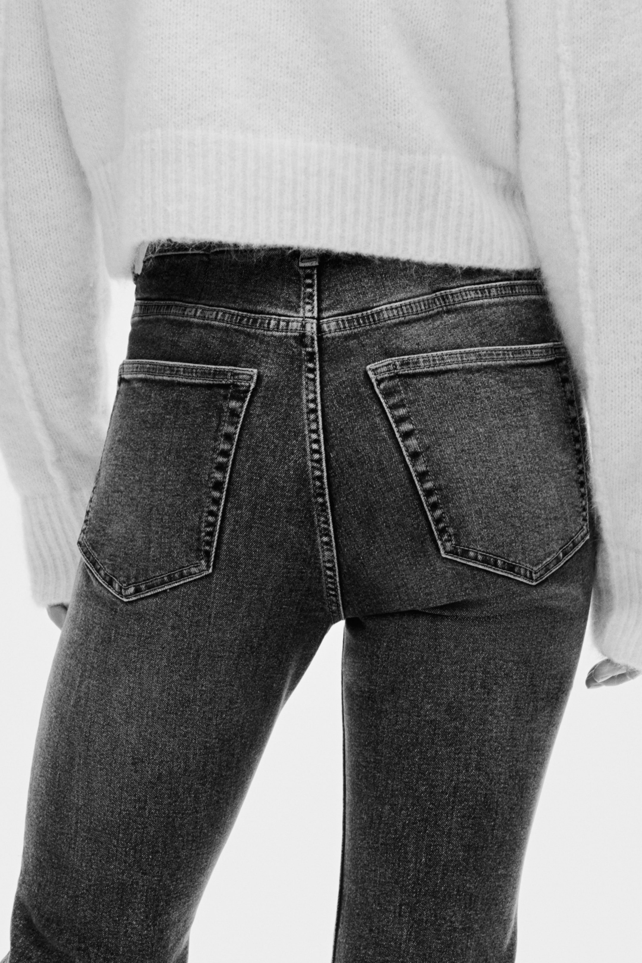 Jean évasé Taille haute