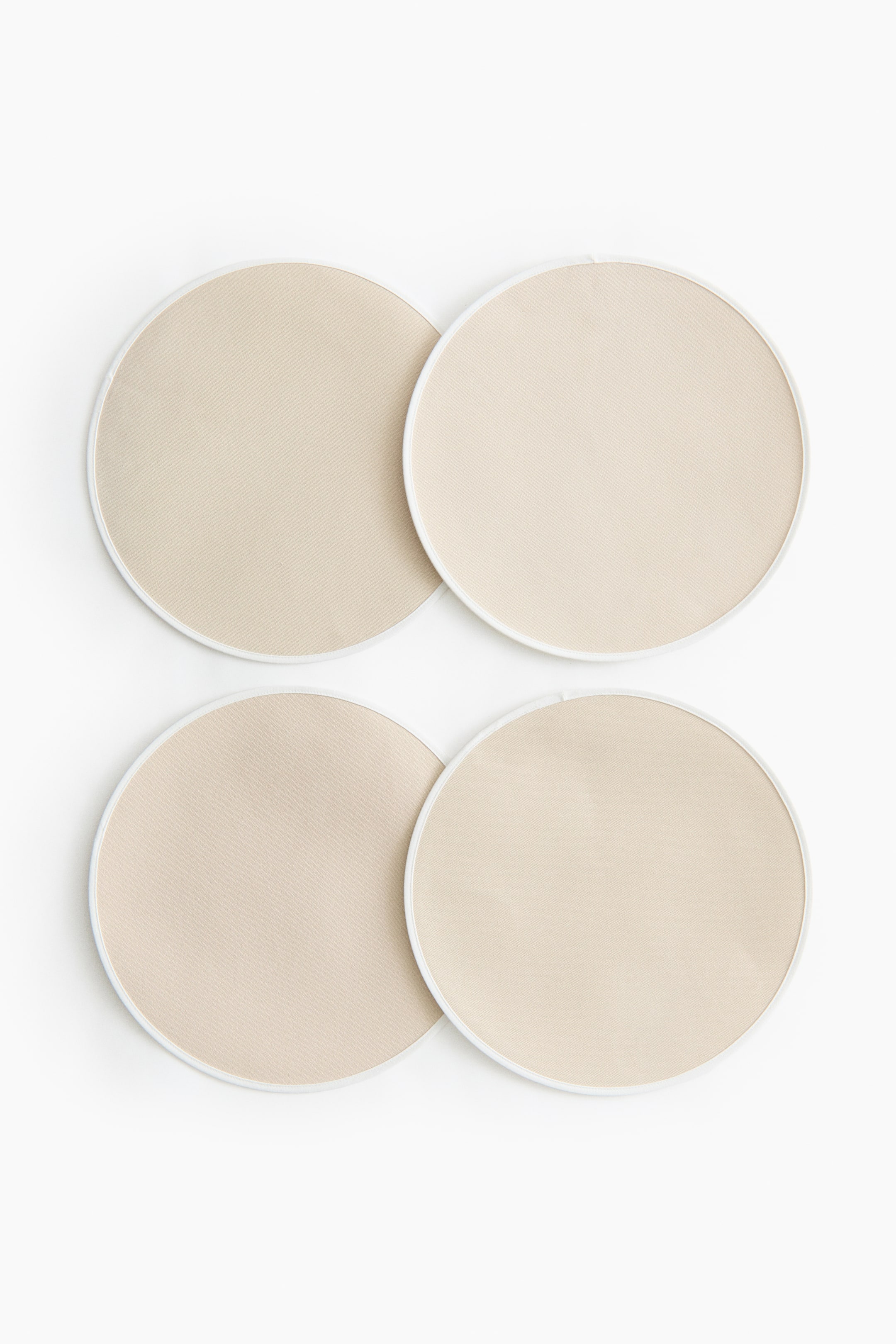 View larger image: 4-Pack Water-Repellent Placemats - Light beige - Home All | H&M CA 1