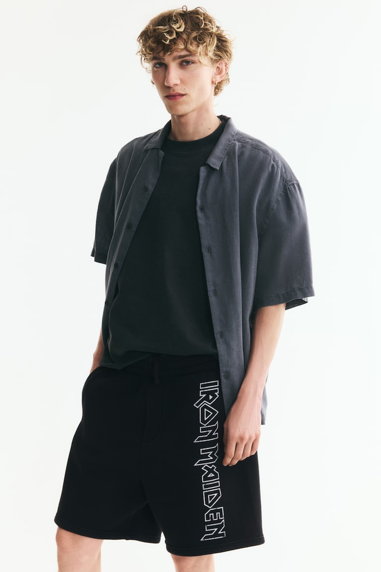 Šorts od duks materijala Relaxed Fit