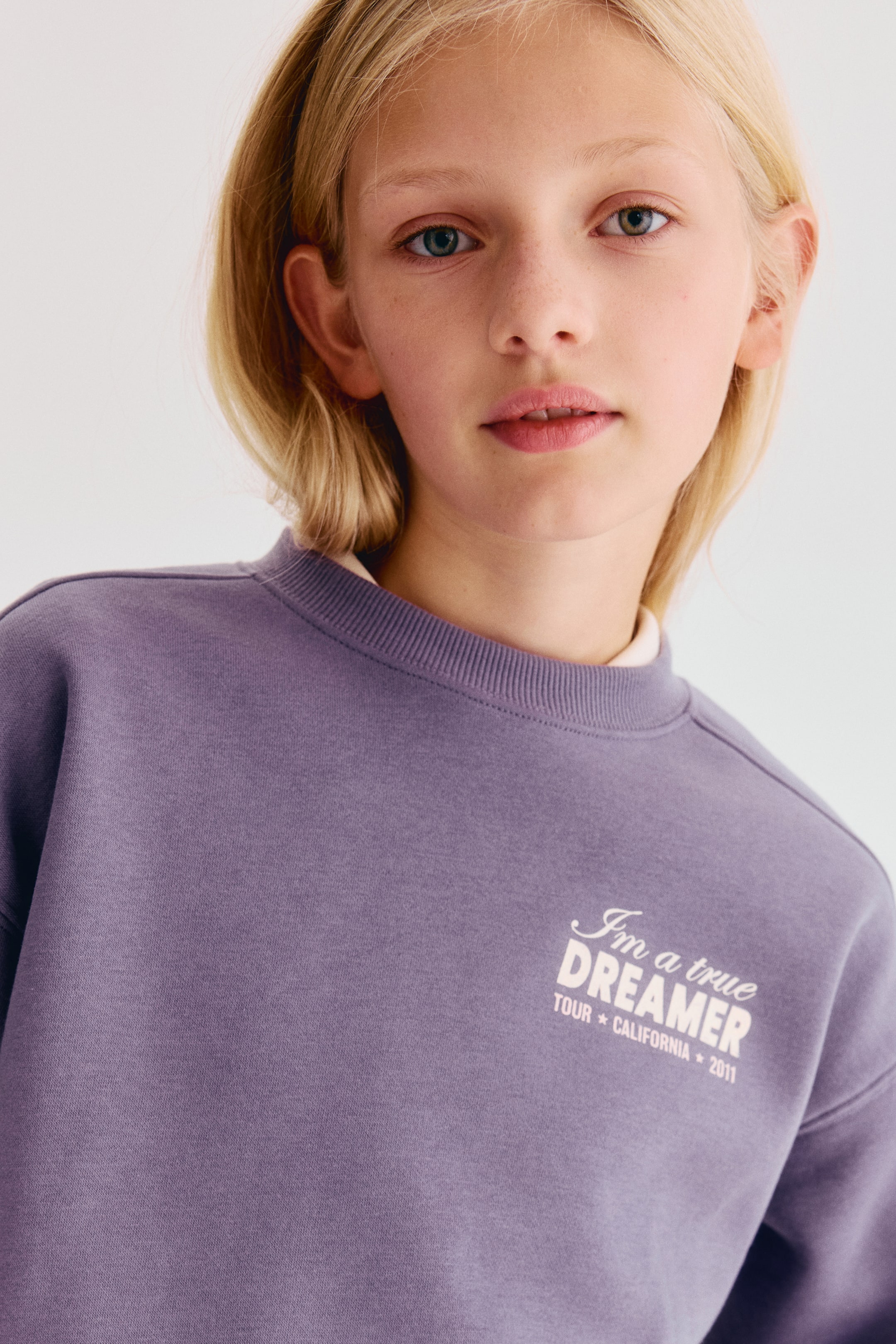 Loose-Fit Printed Sweatshirt