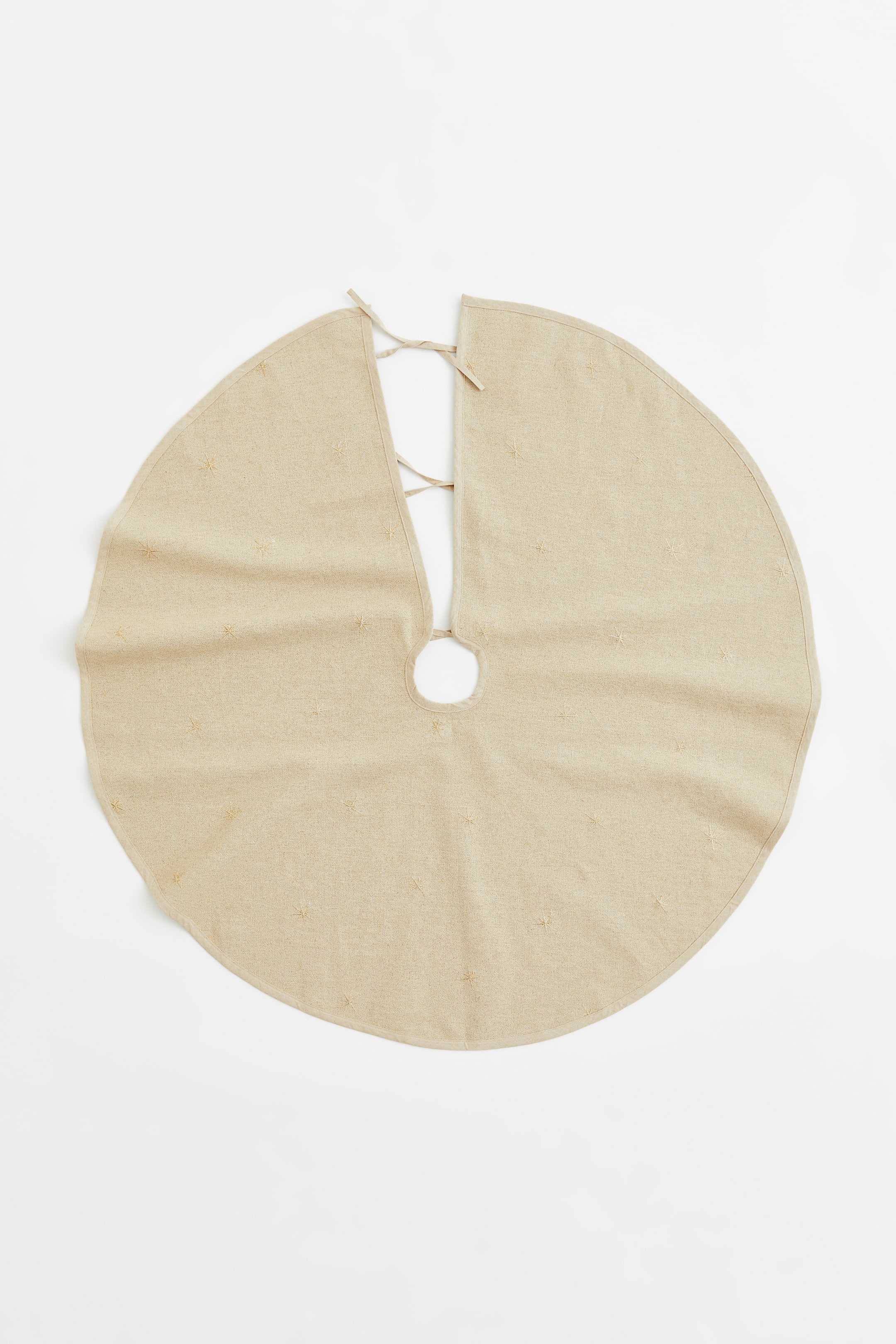 Linen-blend Christmas Tree Skirt