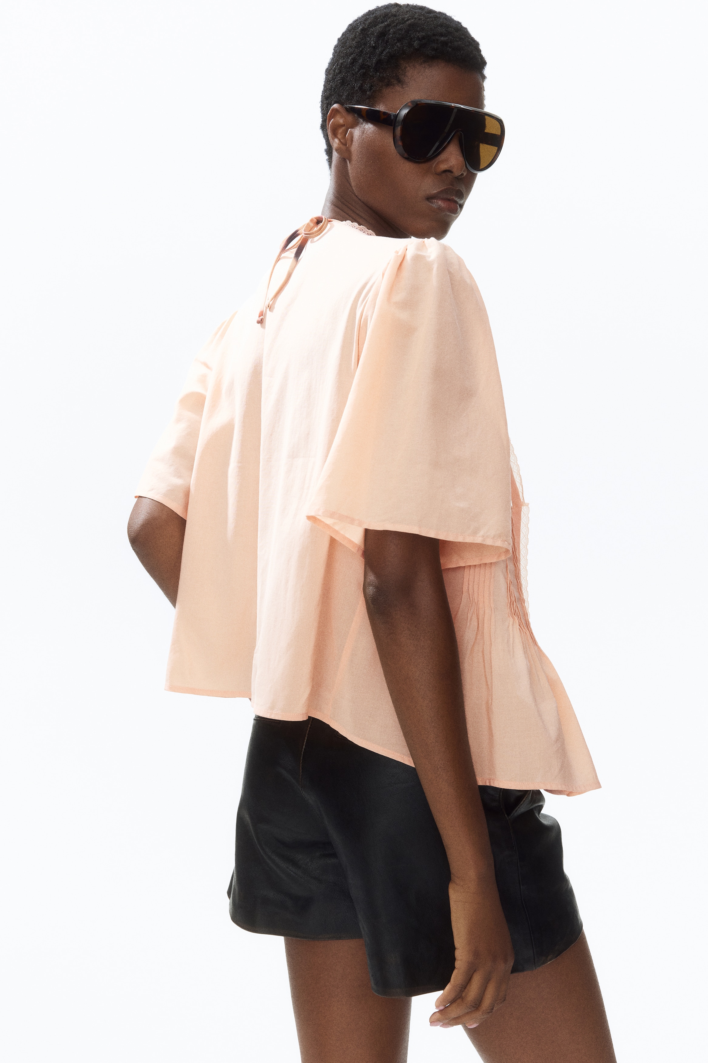 Women's Apricot Blouse with Pintucks | H&M CA