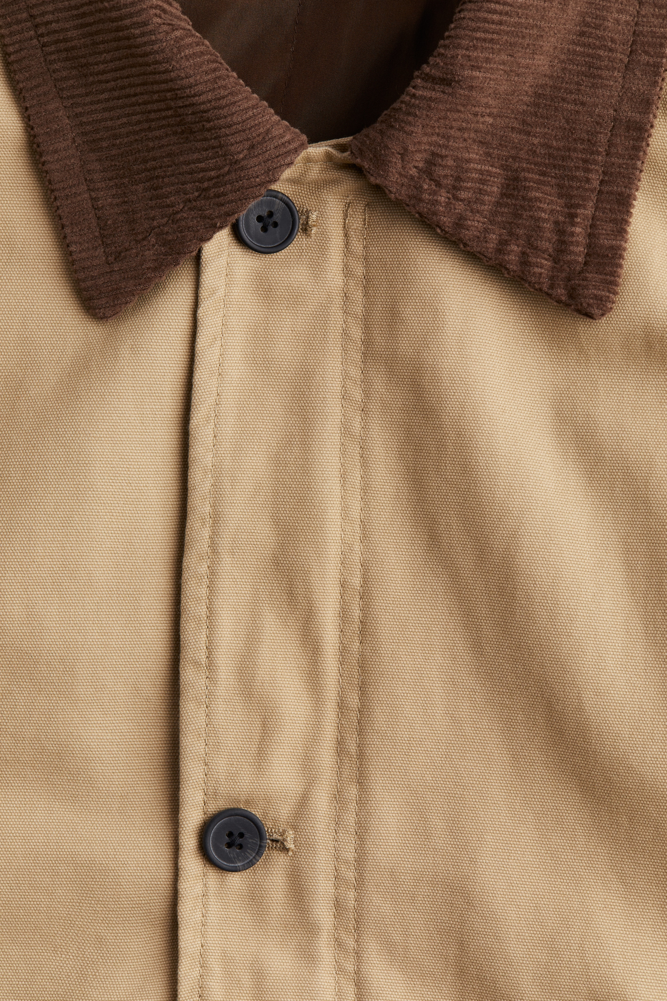 オーバーサイズ キャンバスジャケット - ベージュ - レディース