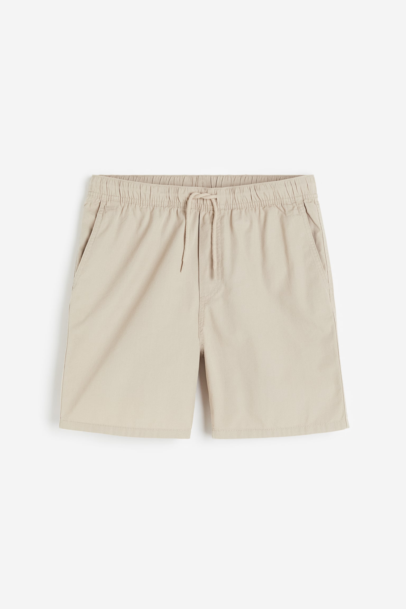 Regular Fit Cotton Shorts - Beige/Black/Khaki green/White/Pink/Khaki green/Turquoise/Light beige - 2