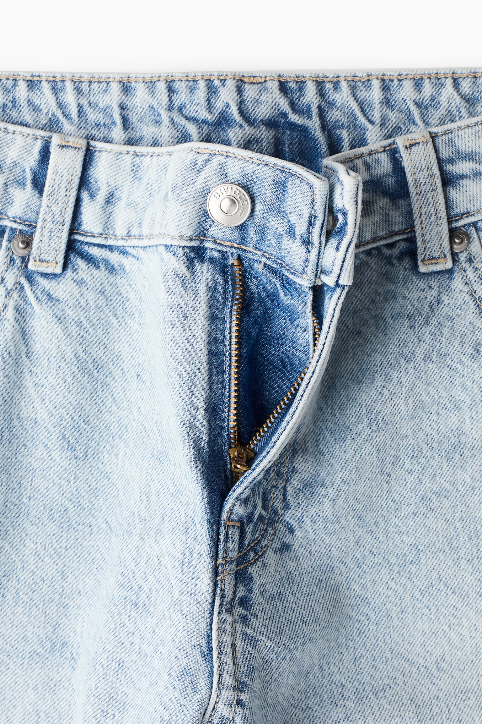 Baggy Wide Low Jeans - Light denim blue/Light denim blue - 4