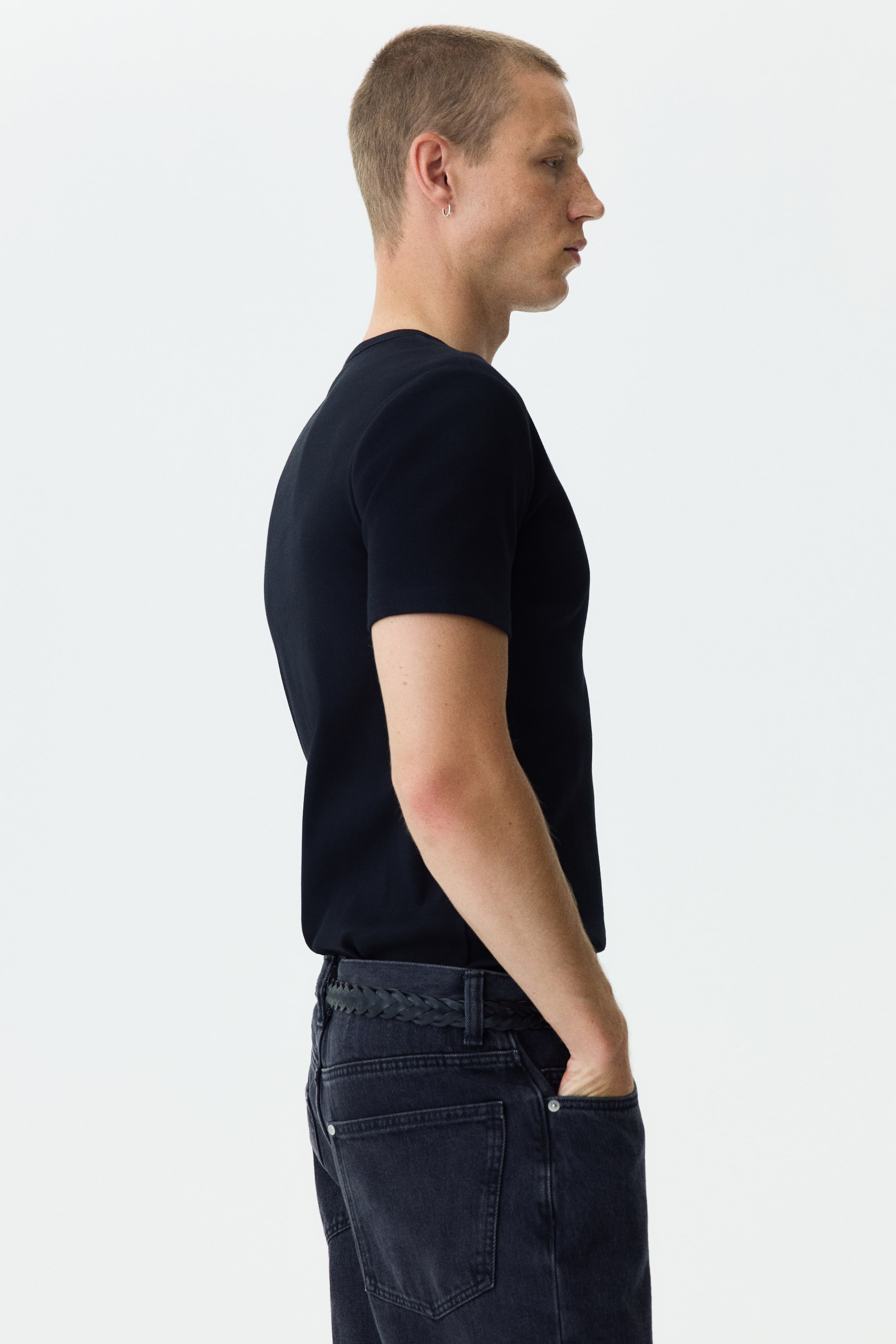 Slim-Fit Henley Shirt