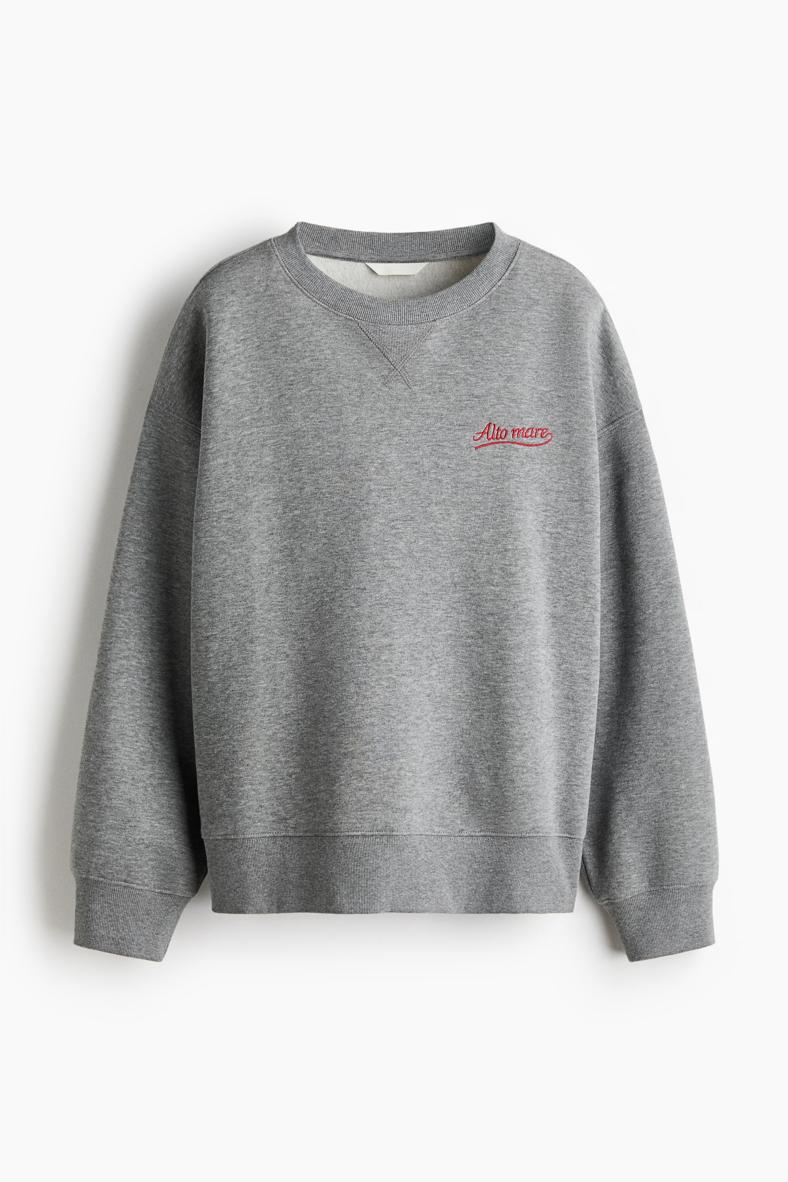 Motif Detaylı Sweatshirt - Gri kırçıllı/Alto Mare/Koyu yeşil/Chicago/Bej/Atelier - 2