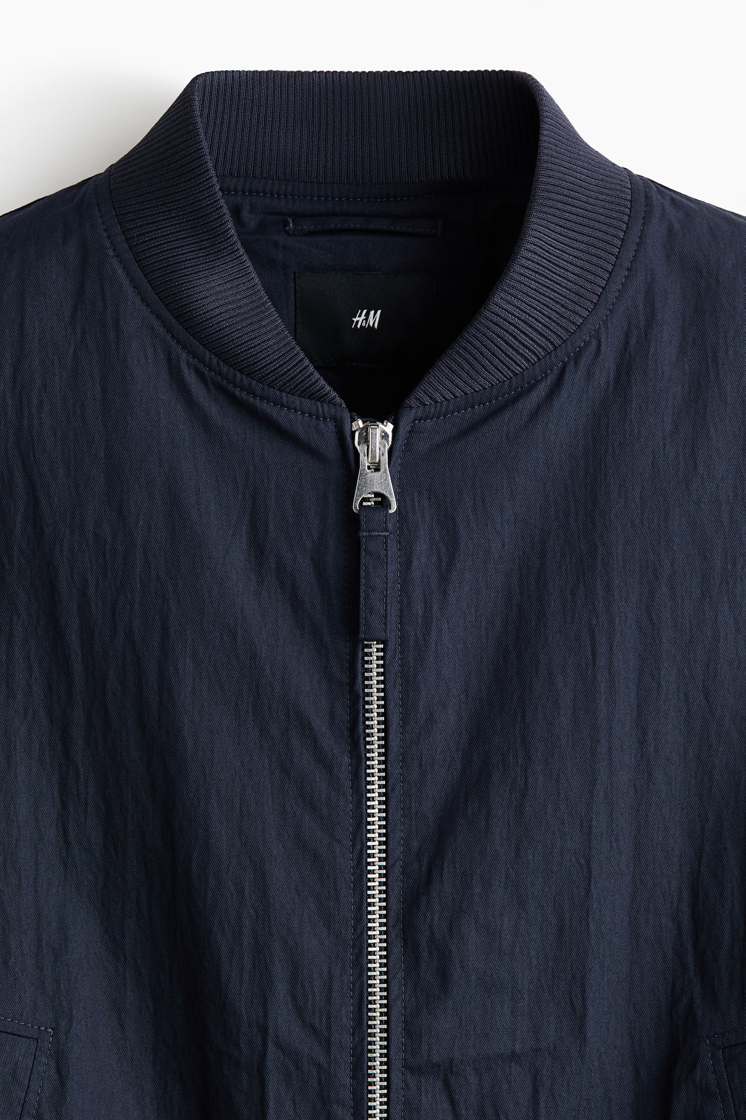 Bomber jacket - Navy blue/Light beige - 3