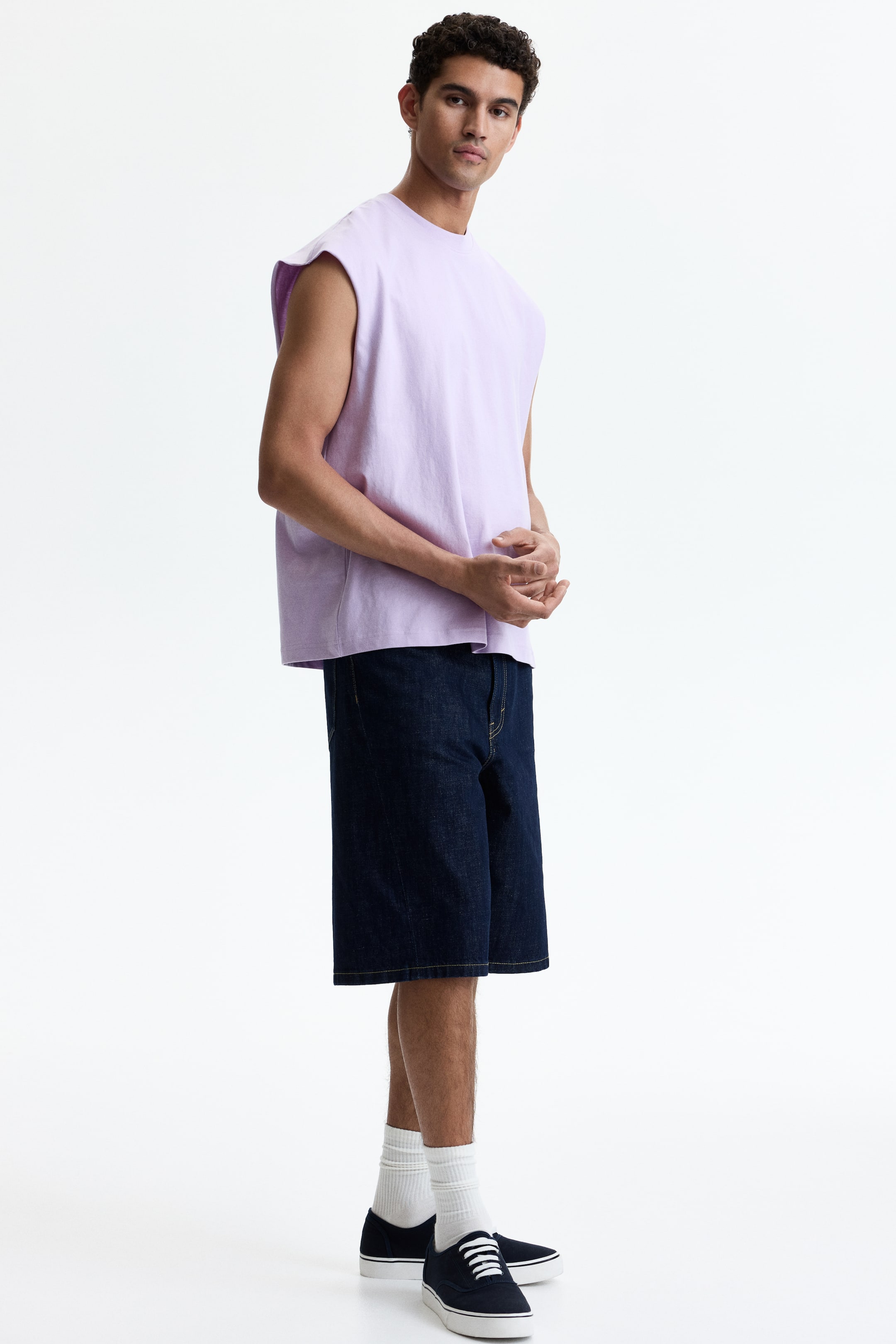 Relaxed-Fit Cotton Tank Top
