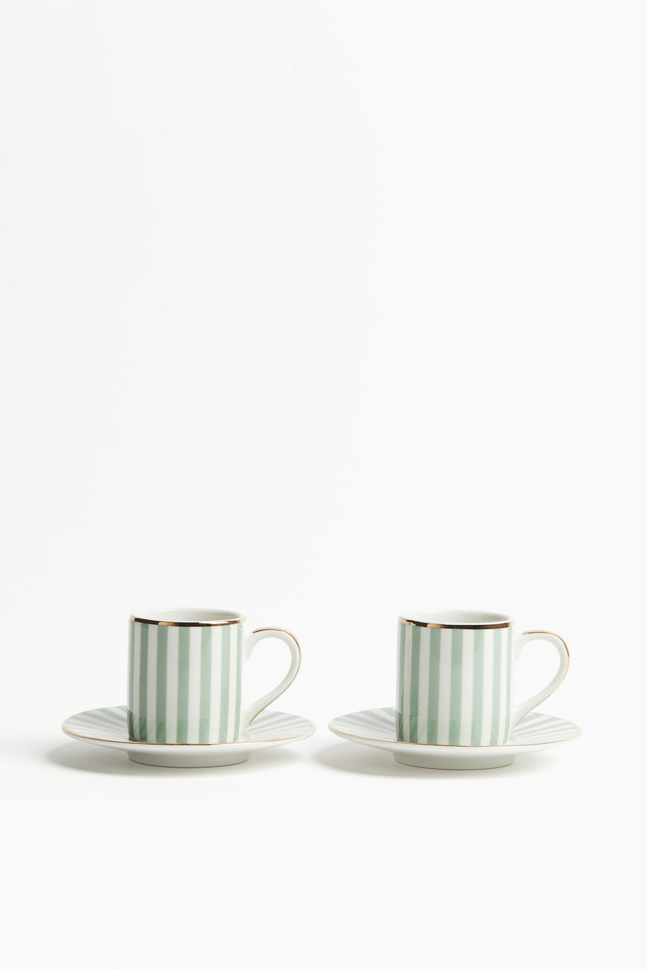 Set De 6 Tasses à Expresso Cosumy Avec Soucoupes - Céramique 70ml - Lavable Lave-Vaisselle - Style Italien