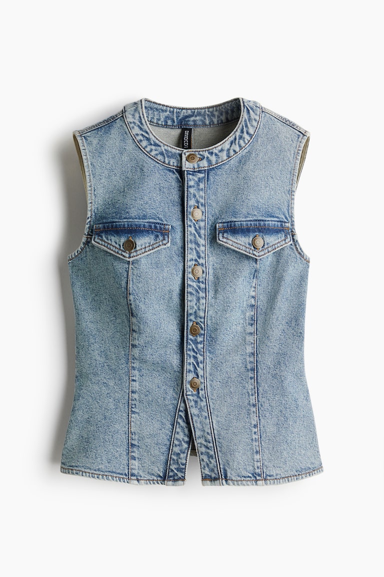 Veste En Jean H&M Taille 36 Occasion - Blouson Tunique Type Boléro, Excellent état !