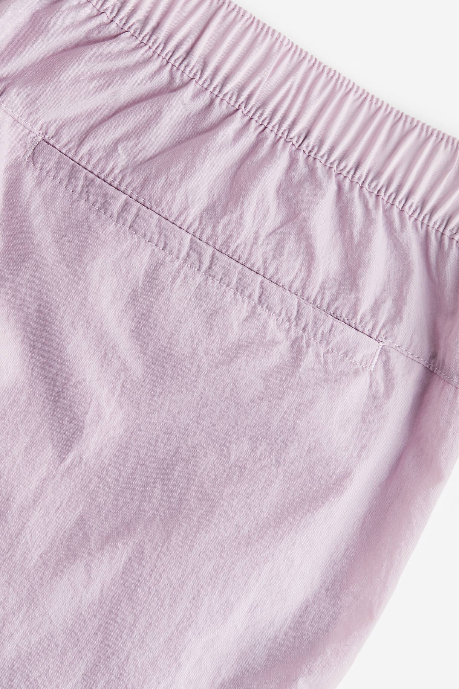 Regular Fit Nylon shorts - Purple - 4