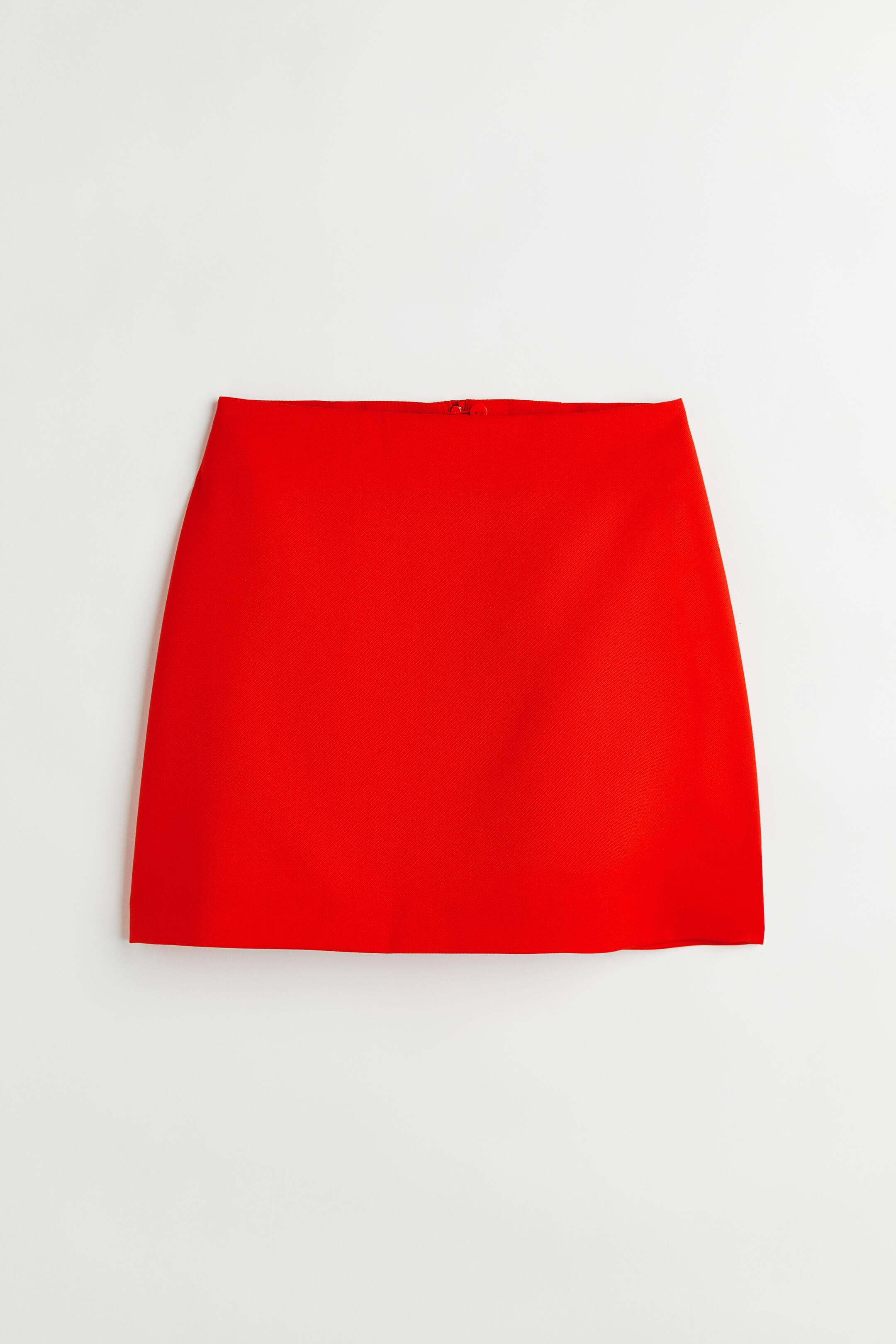 View larger image: Mini skirt - Bright red - Ladies | H&M 1