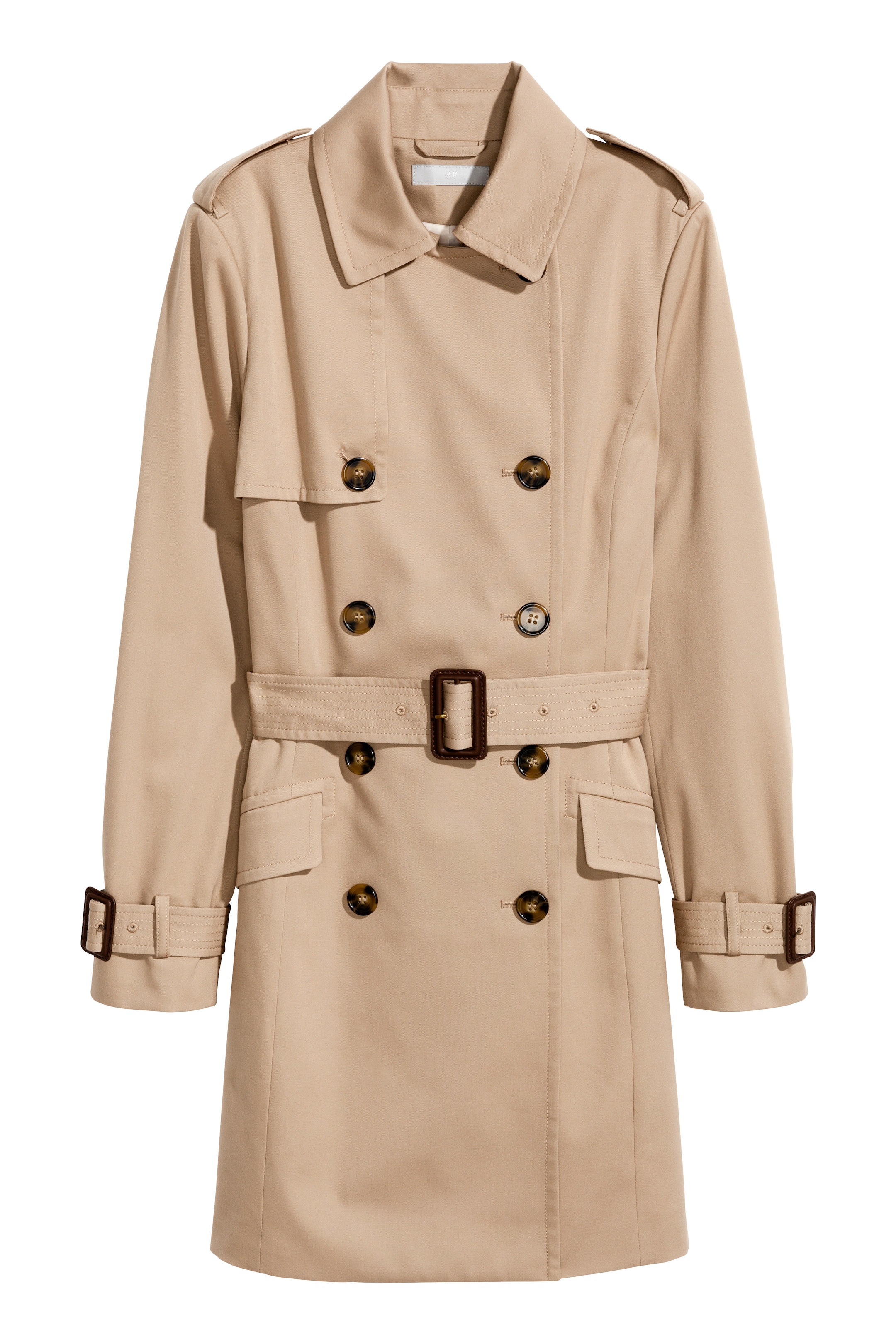 Agrandir l'image: Trench-coat court - Beige clair - FEMME | H&M FR 1
