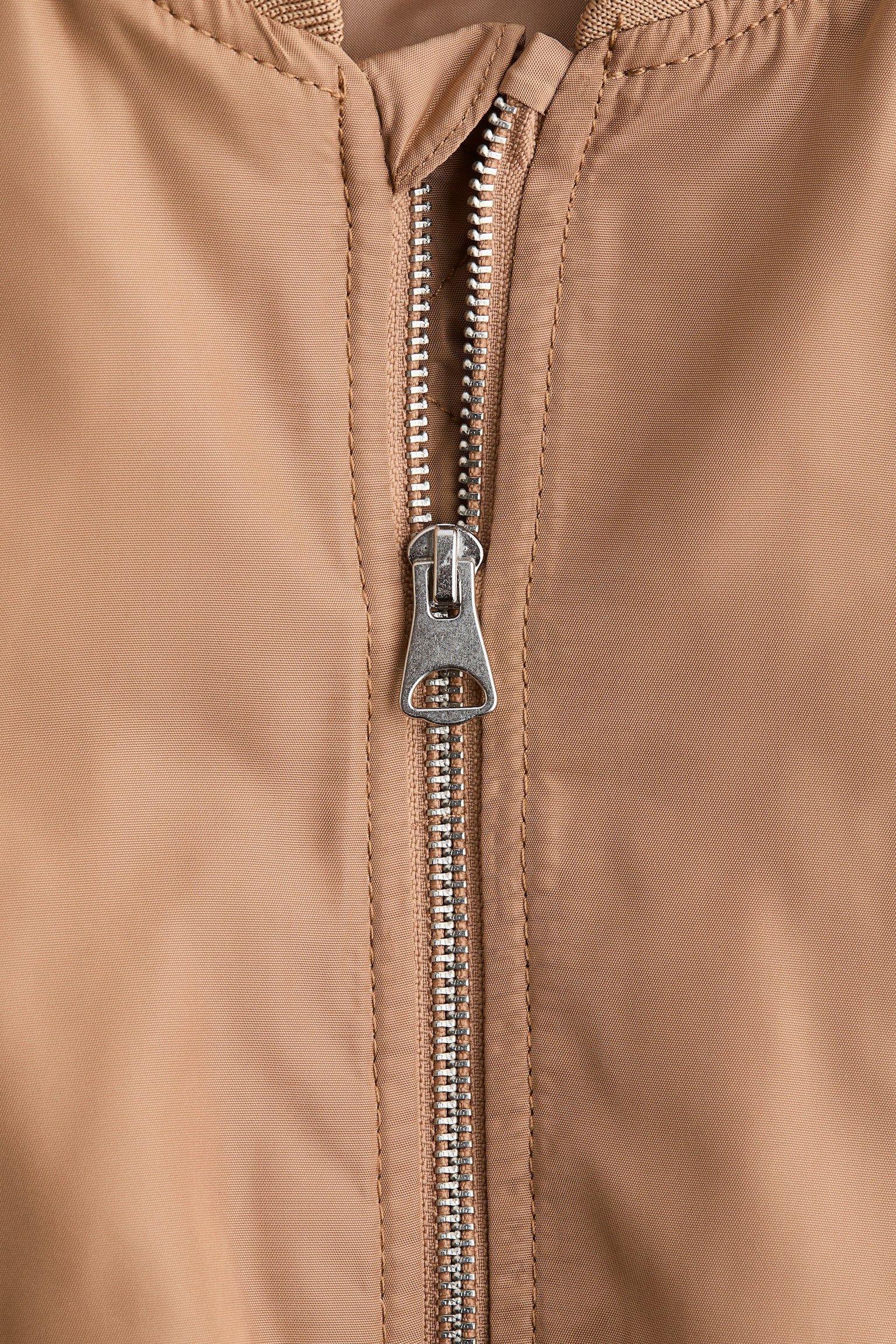 Kurtka bomberka - Jasnobrązowy/Czarny - 2