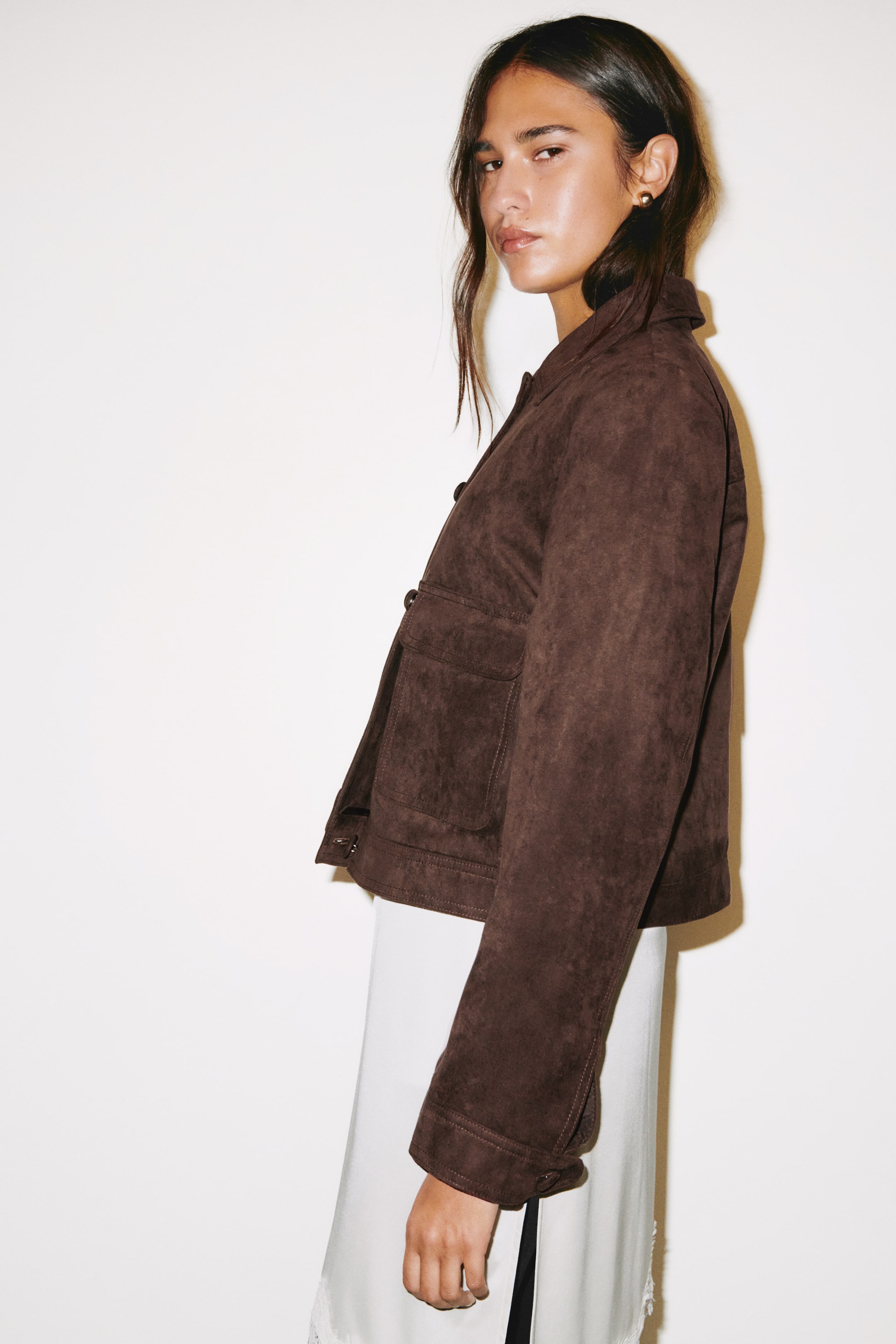 View larger image: Jacket - Dark brown - Ladies | H&M IN 3