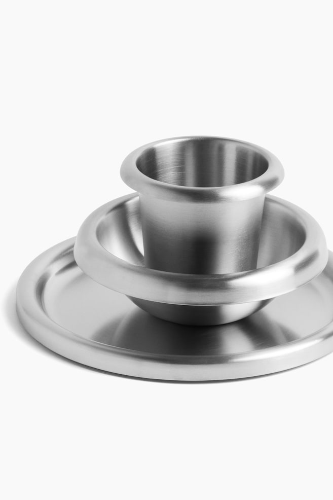 Stainless steel picnic mug-Silver-coloured - 4