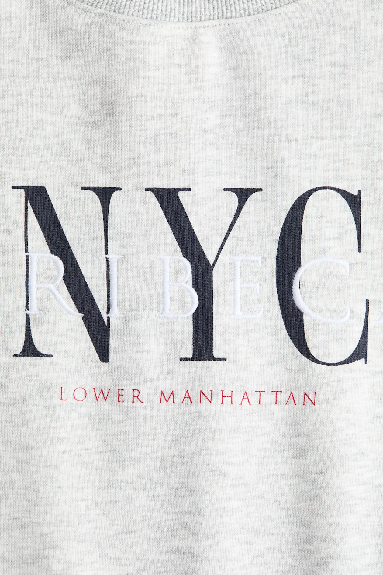 Sweatshirt with Text Motif - image 2