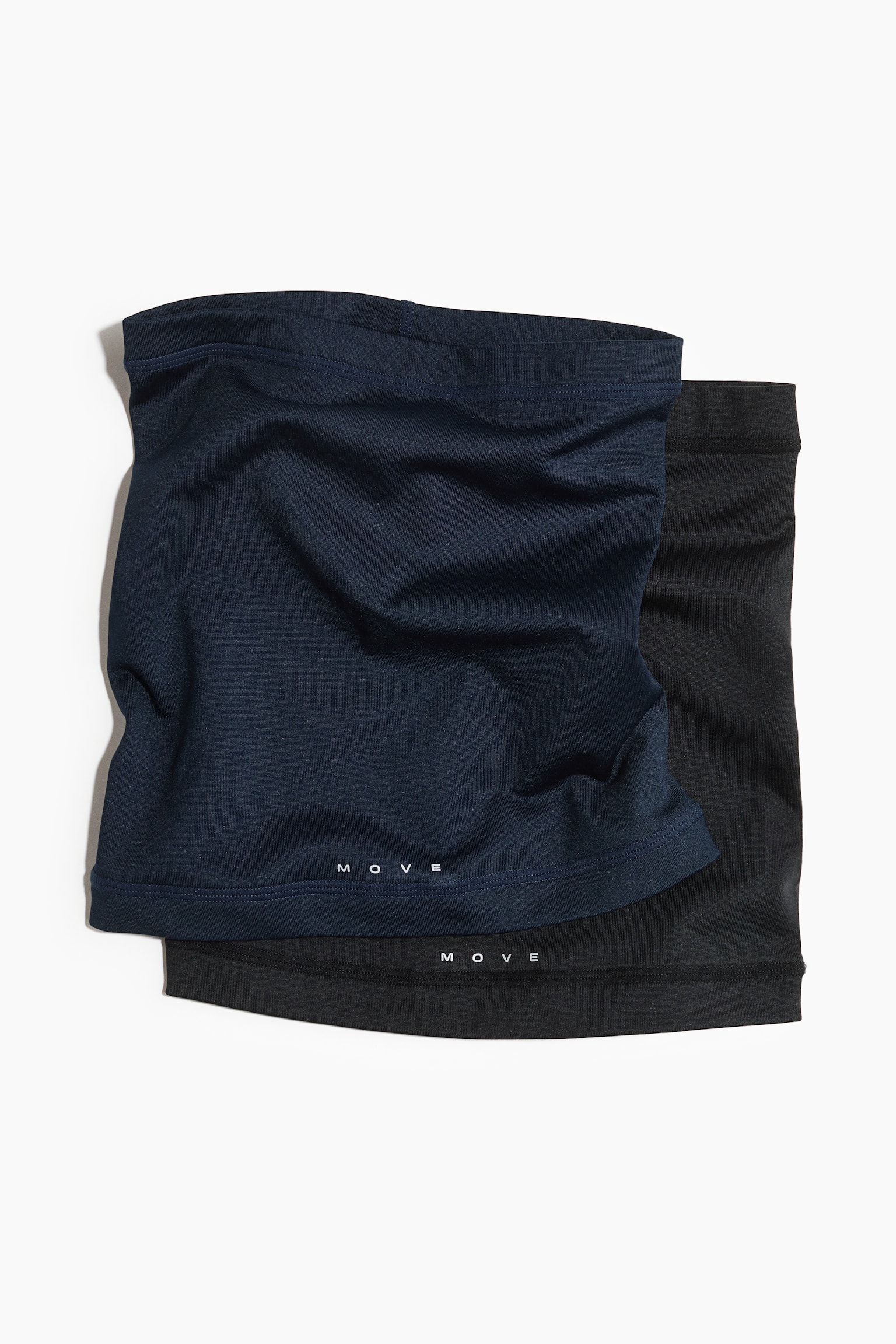 Sportowy ocieplacz szyi 2-pak - Black/Navy blue