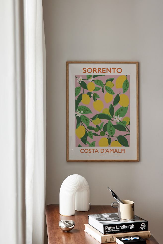 Sorrento Poster - Yellow/green - 2