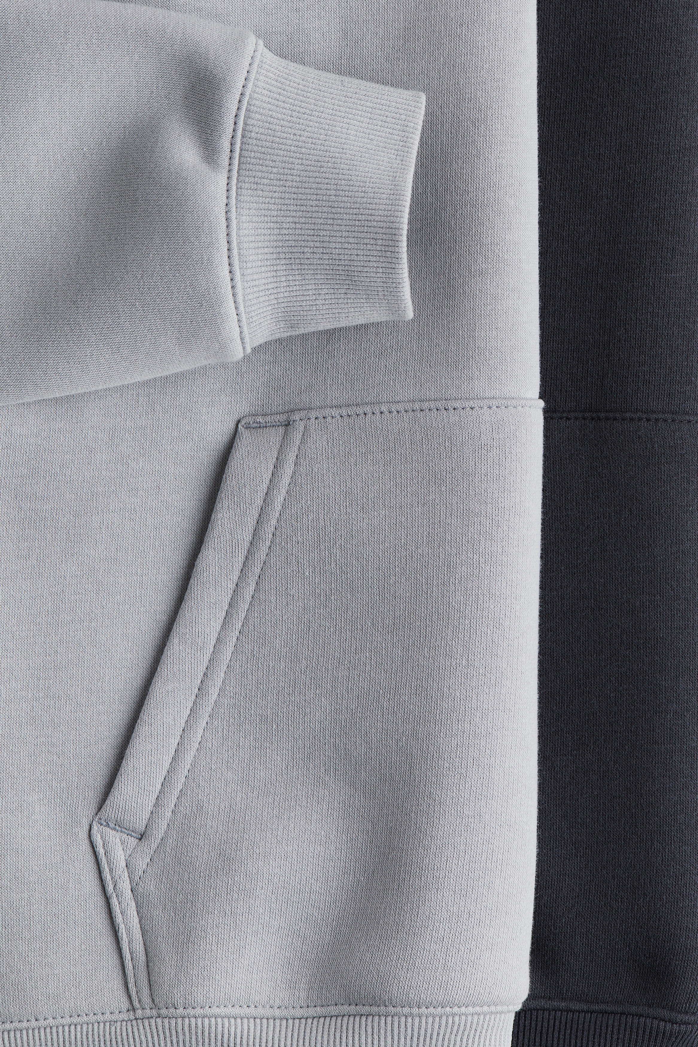 Light gray/dark gray 2-pack Hoodies | H&M CA