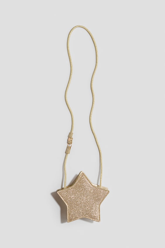 Детская сумка H&M Glittery Crossbody, цвет: Золотой