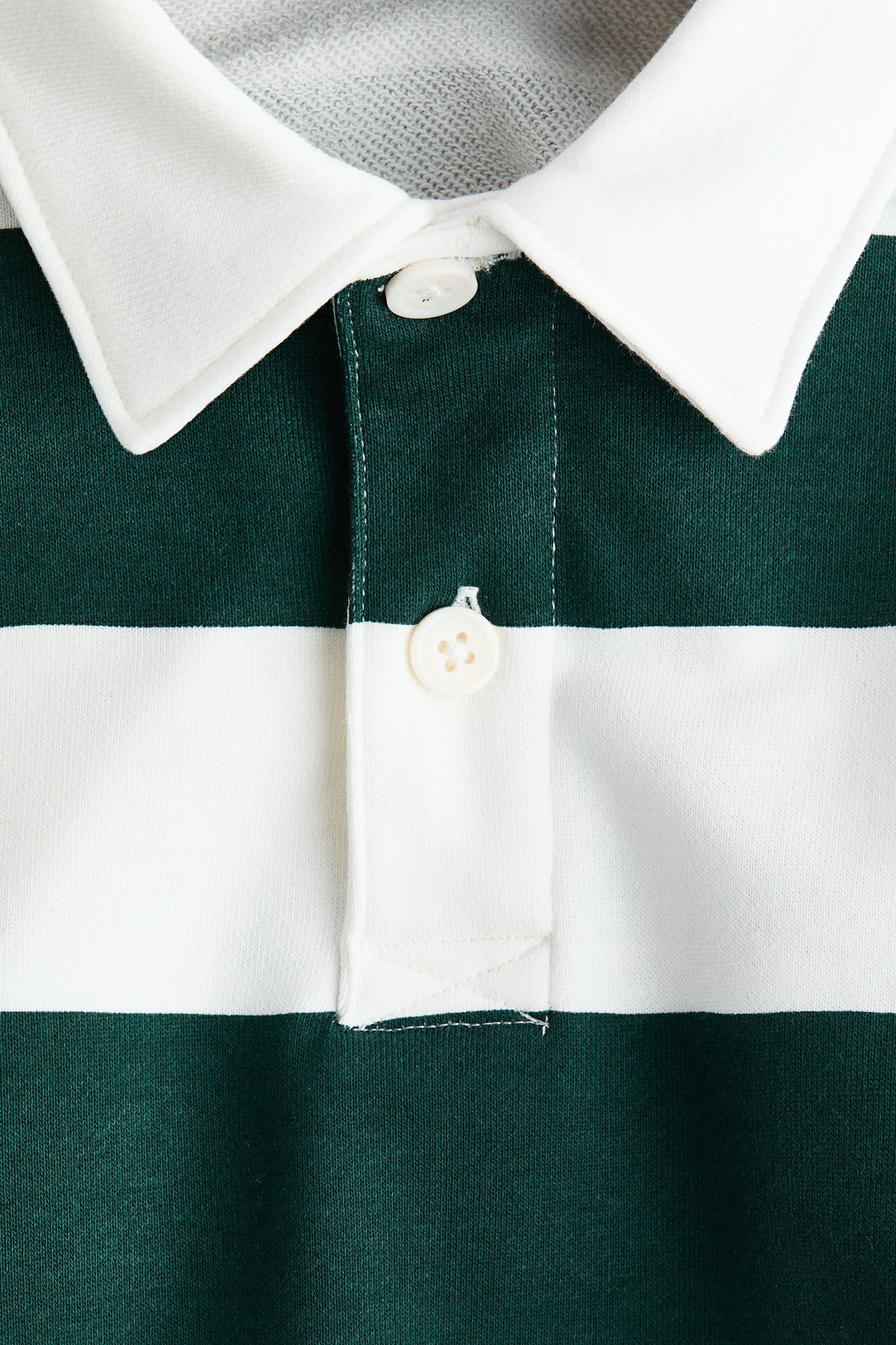 Rugby shirt - White/Dark green/White/Navy blue - 4