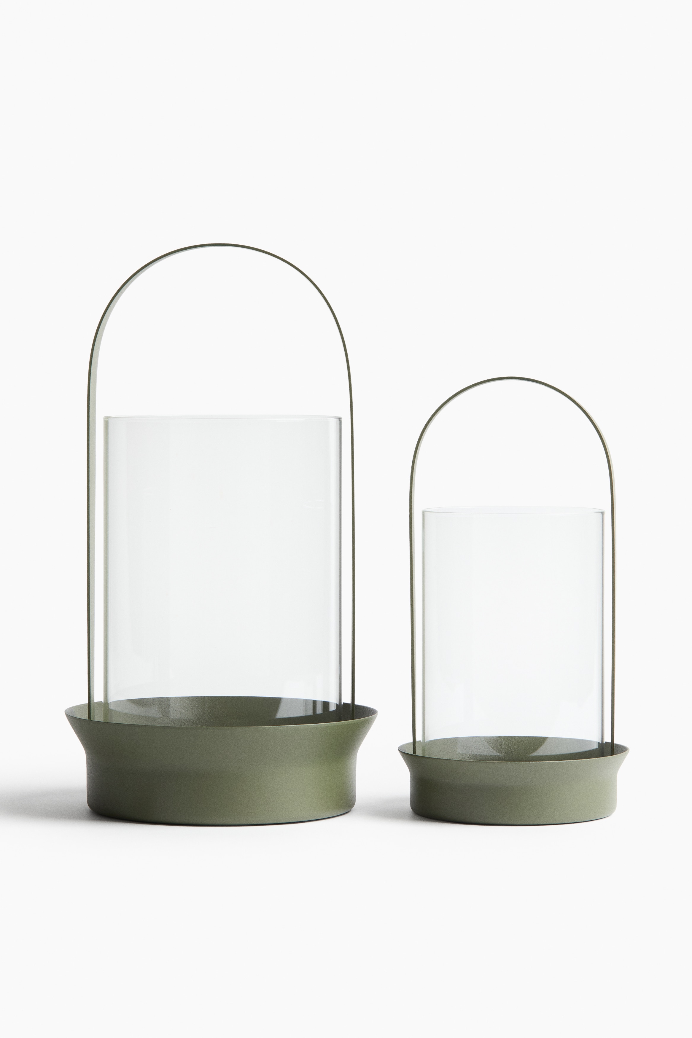 Glass lantern - Black - Home All | H&M GB