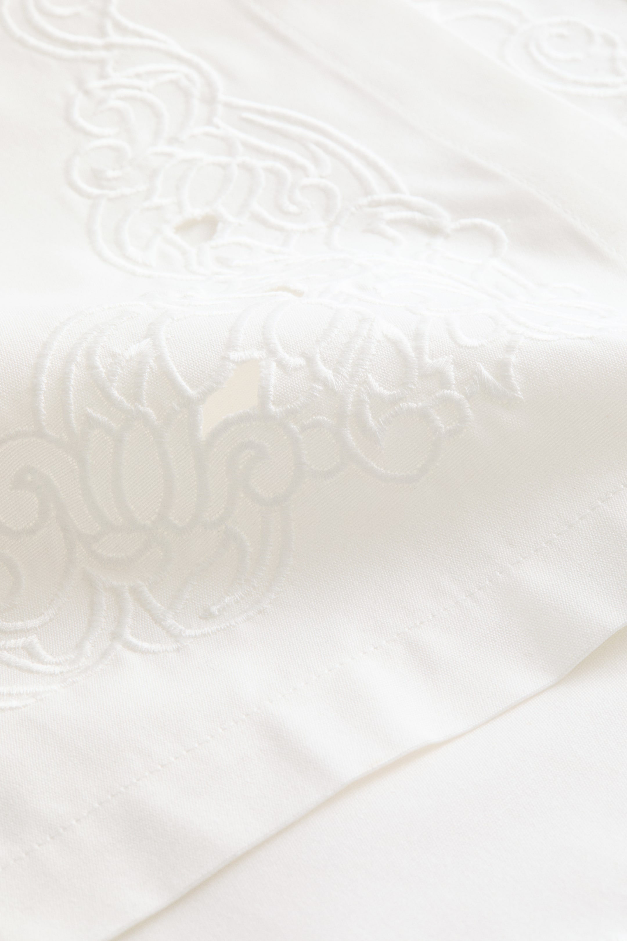Embroidered-Detail Table Runner