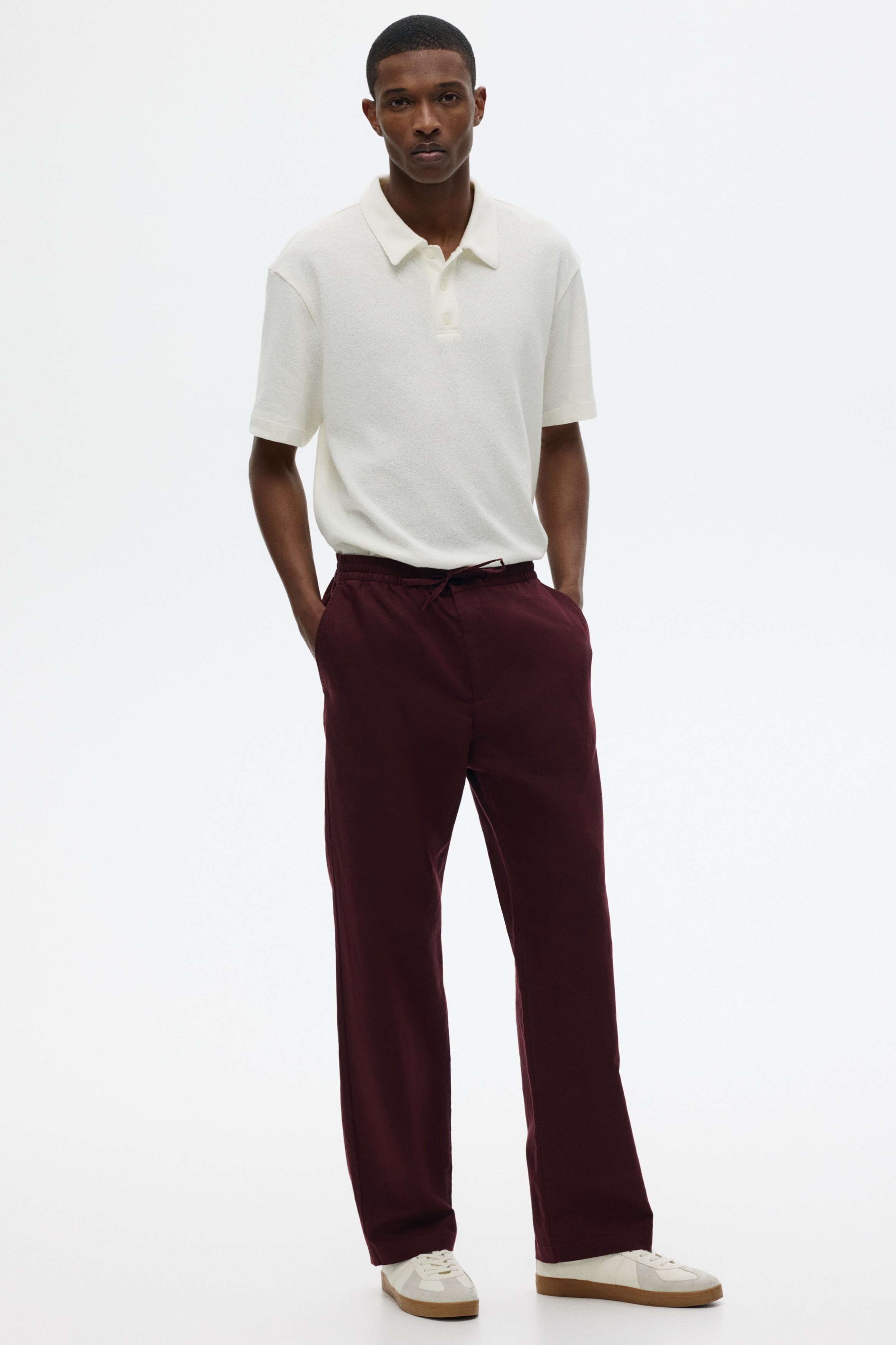 Regular-Fit Linen-Blend Pants from H&M - $39.99