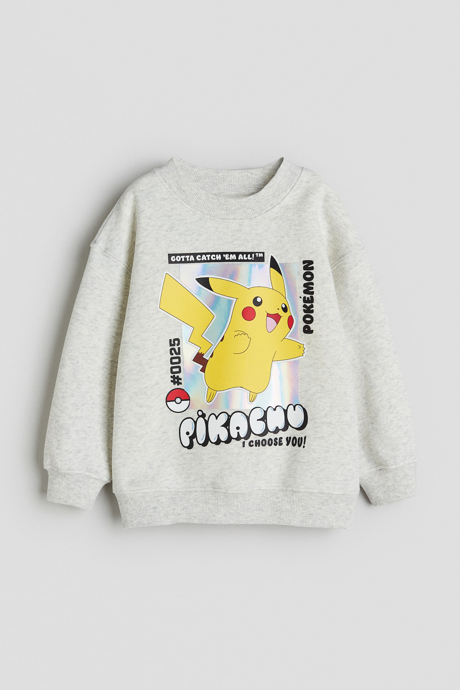 Oversized Print Sweater - Light grey marle/Pokémon/Black/Spider-Man/Orange/Justice League/Black/Sonic the Hedgehog/Grey/Super Mario Bros. Movie/Light grey marle/Snoopy/Bright blue/Super Mario/Natural white/Paw Patrol/White/SmileyWorld®/Red/Hot Wheels/Khaki green/Jurassic World - 2