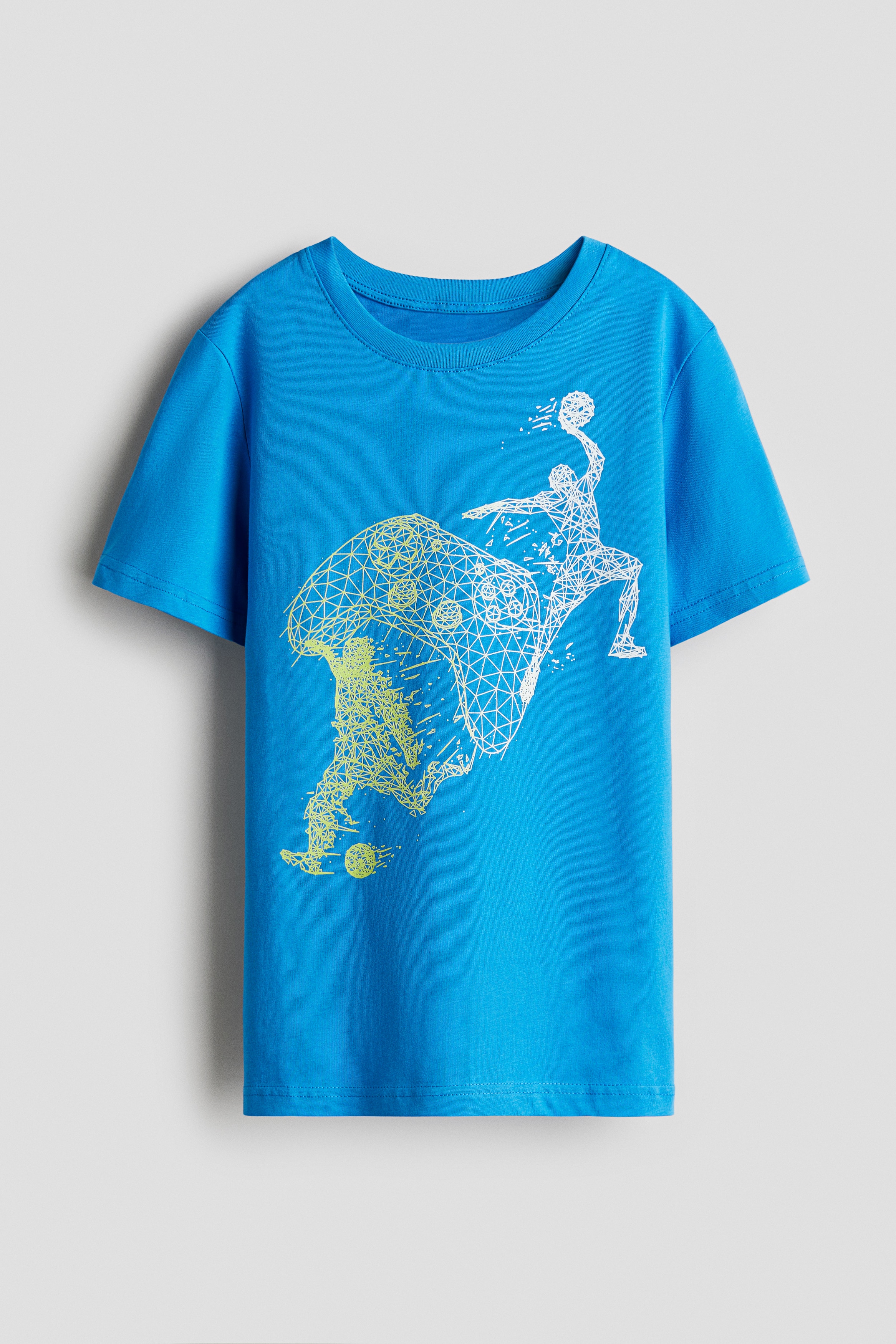 Printed T-shirt - Blue/Game Controller/Light orange/Paradise Beach/Mint green/L'Isola Di Sardegna/Neon yellow/Control/Brown/Surf Club/White/Enjoy/Light blue/Enjoy