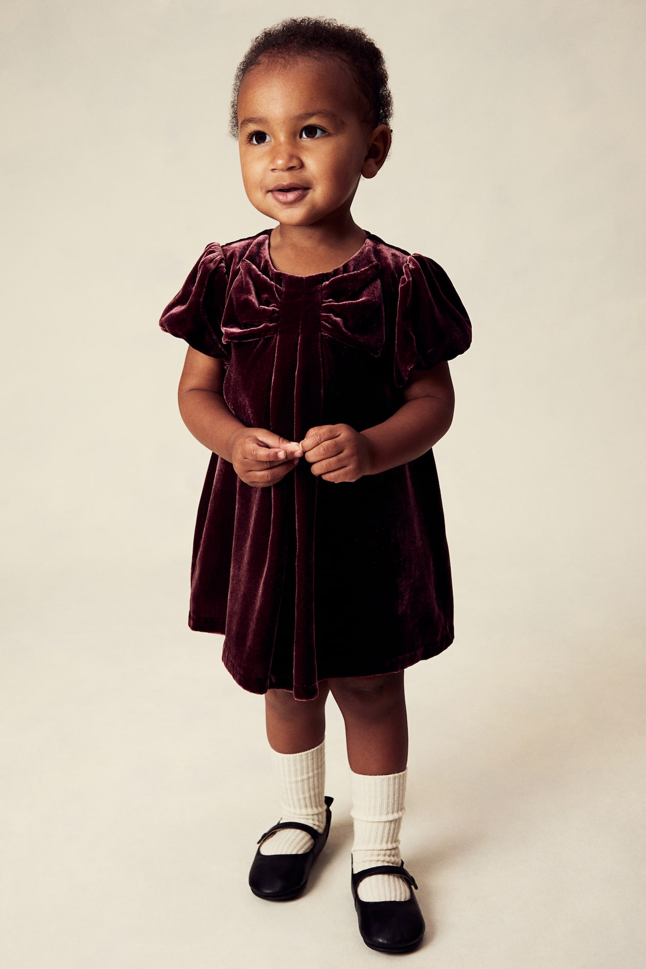 Vestito Velluto Vestitini Neonata Autunno Abito In Velluto Misto