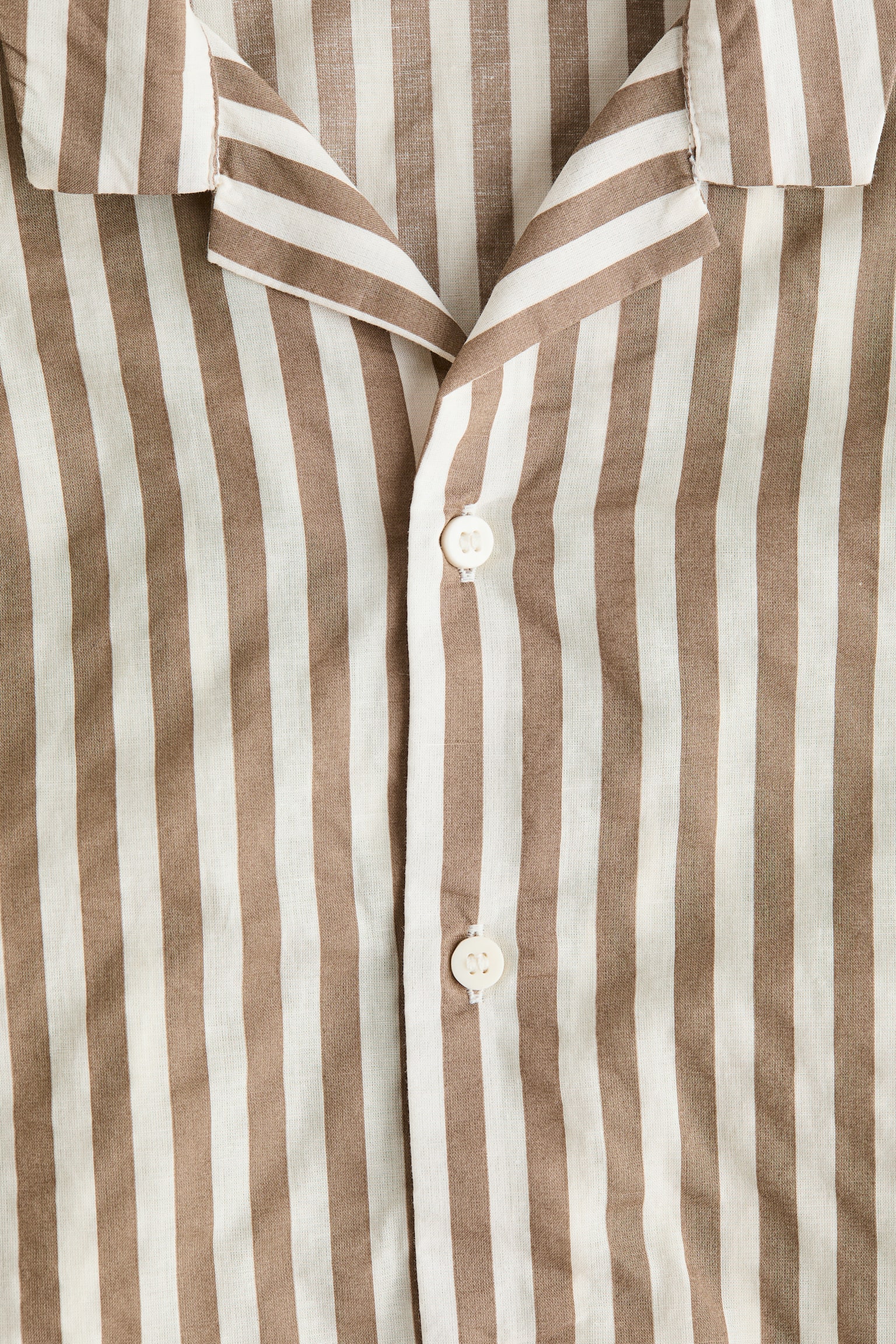 Printed resort shirt - Brown/striped/Light beige/dinosaurs/Light blue/white striped - 2