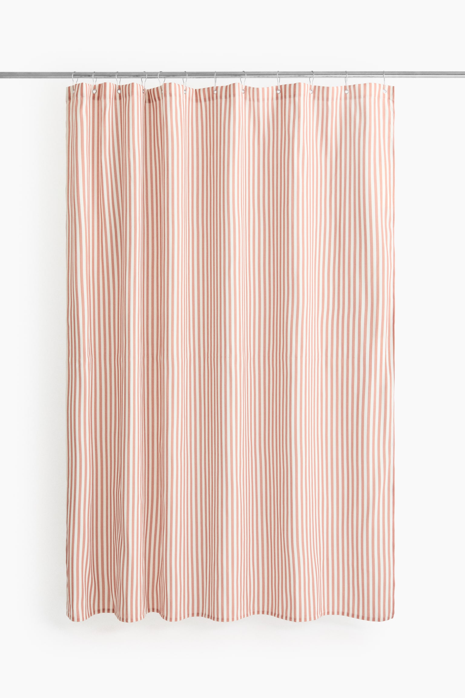 Striped shower curtain - Pink/Striped/Light grey/Striped/Light blue/Striped - 2